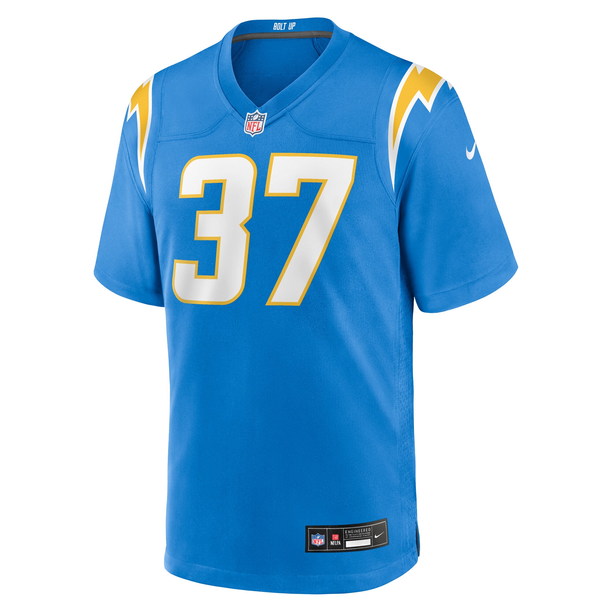 Isas Waxter Los Angeles Chargers Nike Team Game Jersey – Powder Blue Clowdercats