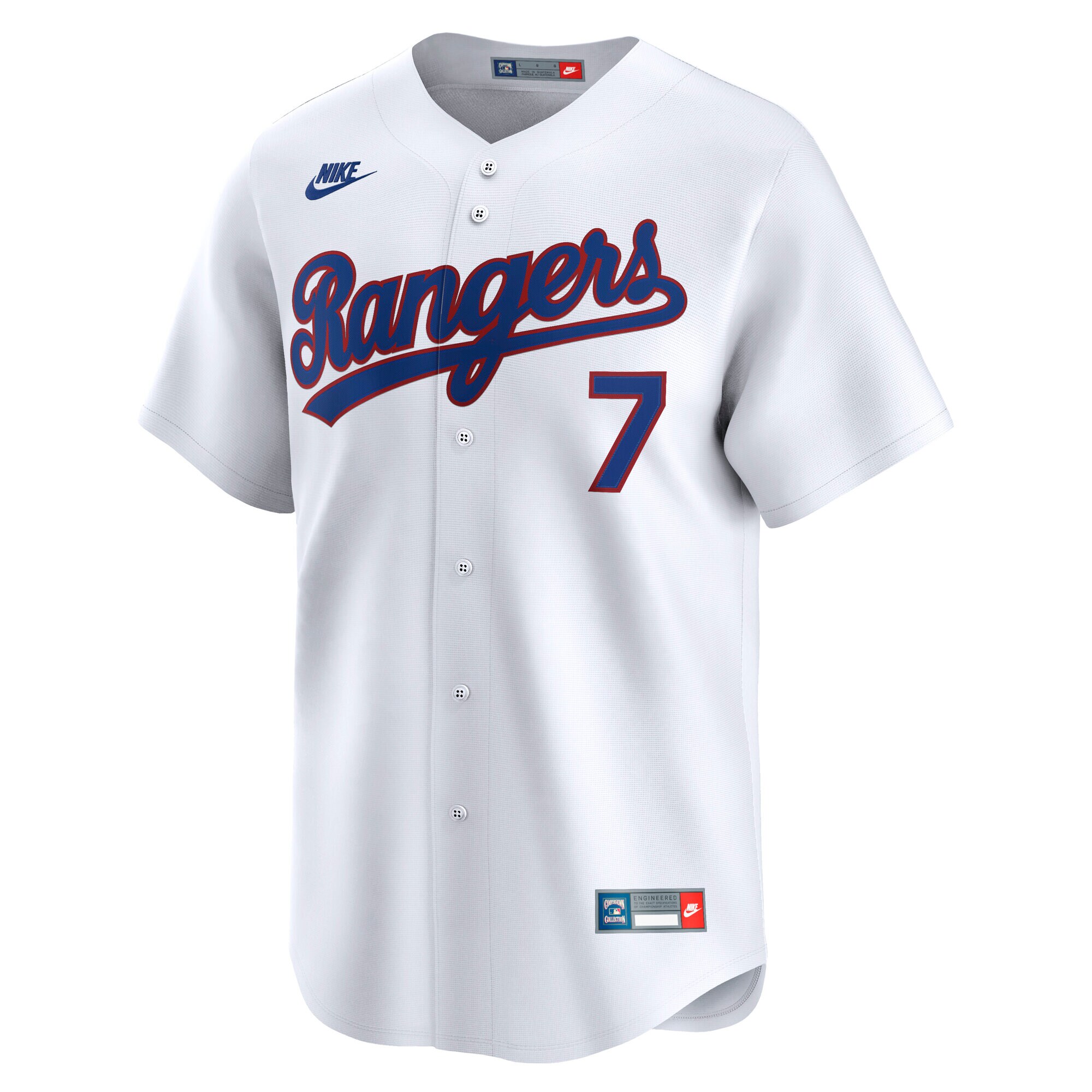 Ivan Rodriguez Texas Rangers Nike Throwback Cooperstown Collection Limited Jersey – White