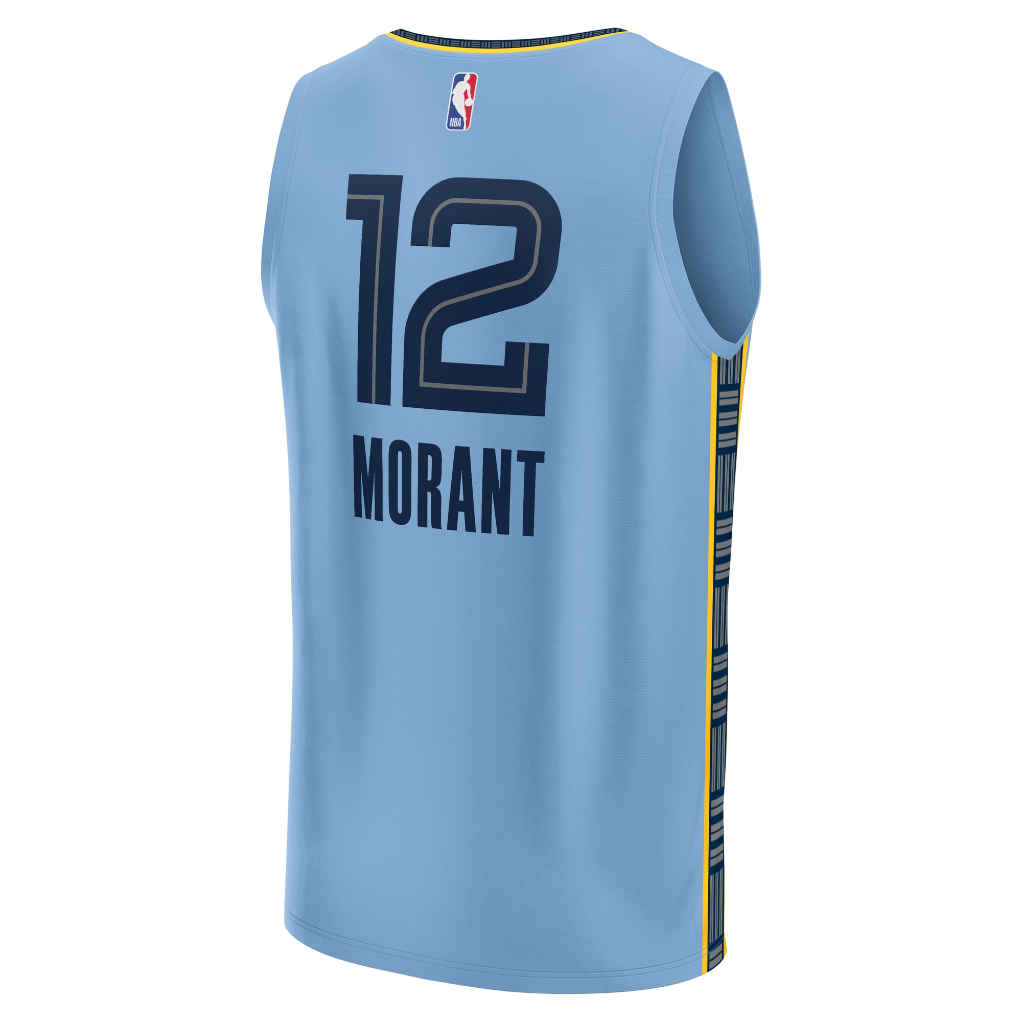 Ja Morant Memphis Grizzlies Fanatics Youth Fast Break Replica Player Jersey – Statement Edition – Light Blue Clowdercats