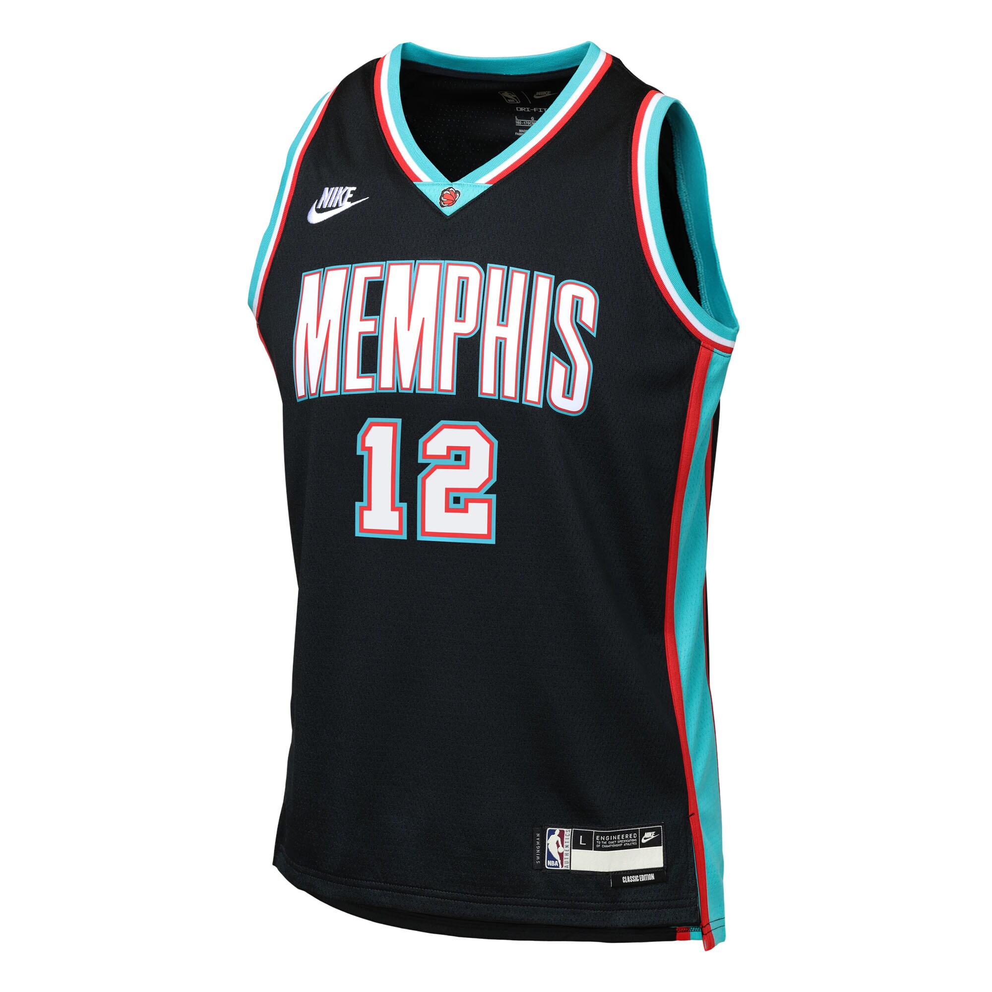 Ja Morant Memphis Grizzlies Nike Youth Swingman Jersey – Classic Edition – Black Clowdercats