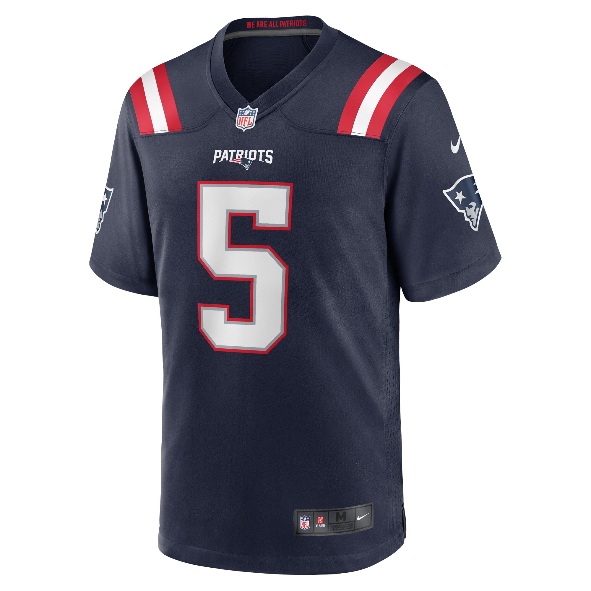 Jabrill Peppers New England Patriots Nike Game Player Jersey – Navy Clowdercats