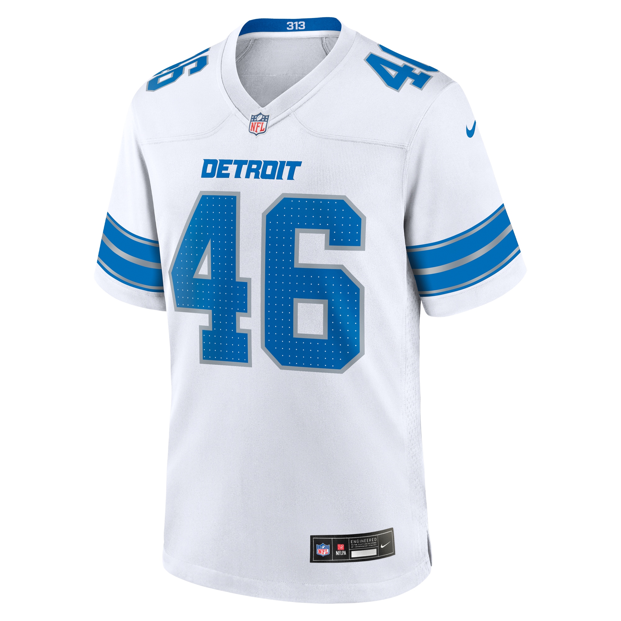Jack Campbell Detroit Lions Nike White Game Jersey – White Clowdercats