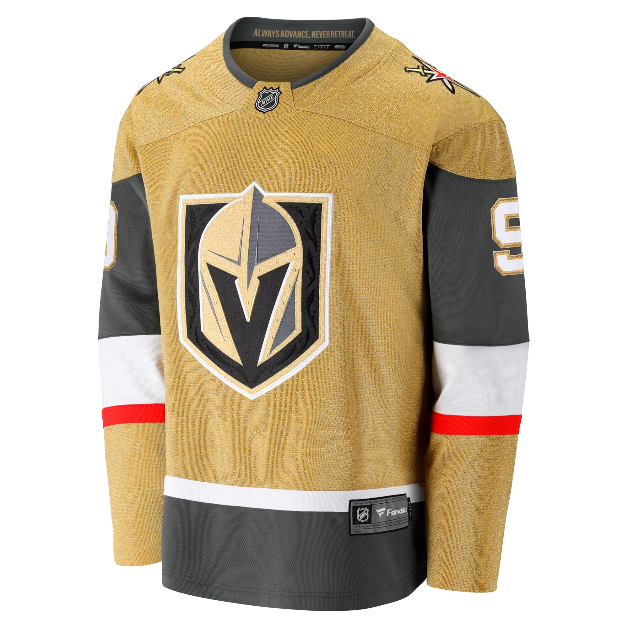 Jack Eichel Vegas Golden Knights Fanatics Home Breakaway Jersey – Gold Clowdercats
