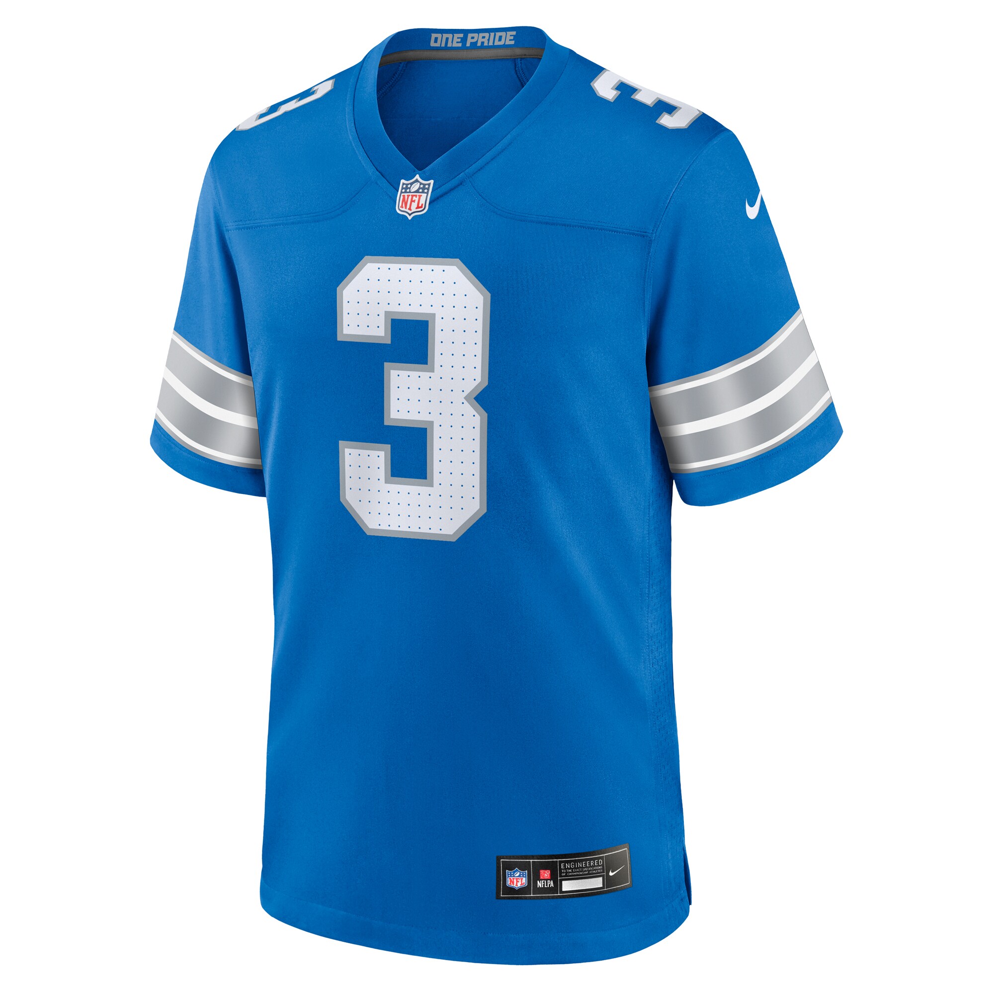 Jack Fox Detroit Lions Nike Team Game Jersey – Blue Clowdercats