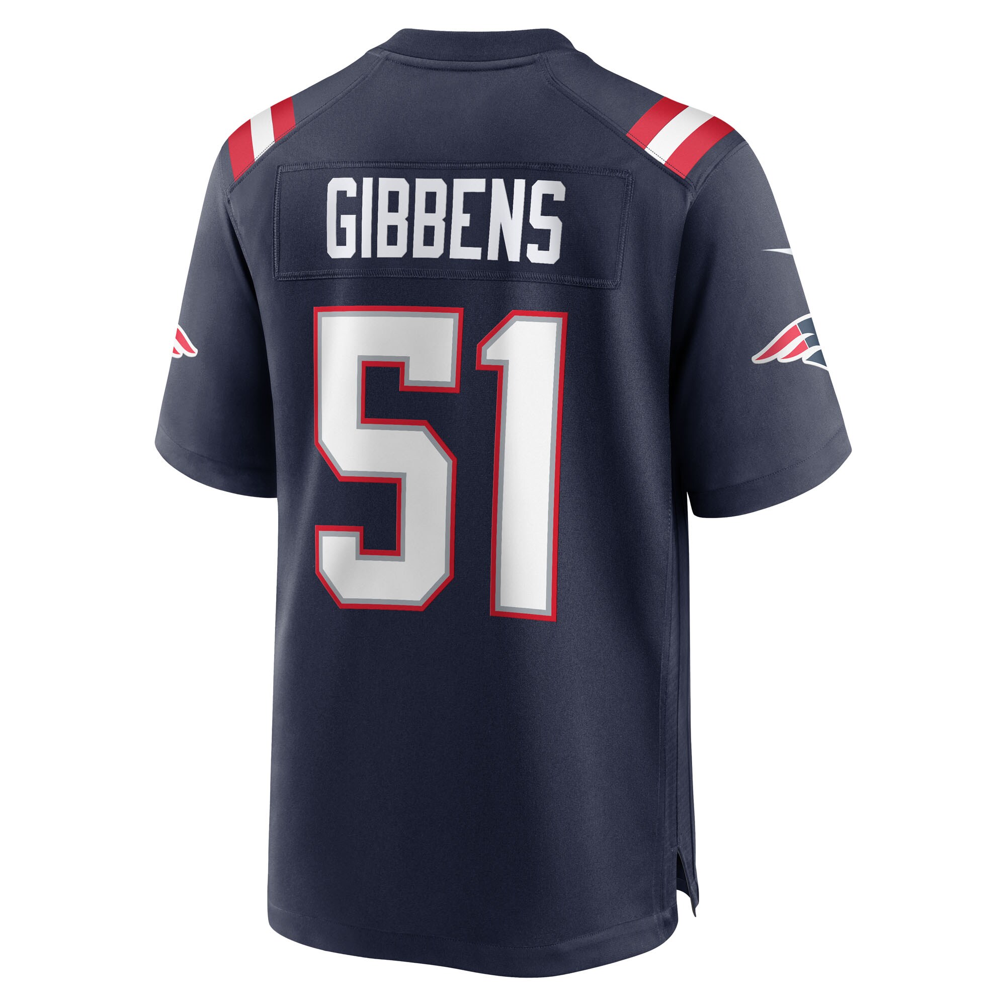 Jack Gibbens New England Patriots Nike Team Game Jersey – Navy Clowdercats