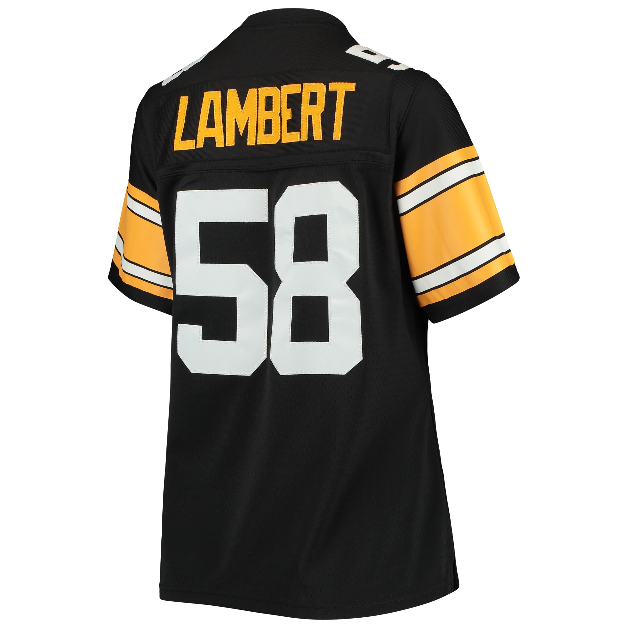 Jack Lambert Pittsburgh Steelers Mitchell & Ness Women’s Legacy Replica Player Jersey – Black Clowdercats