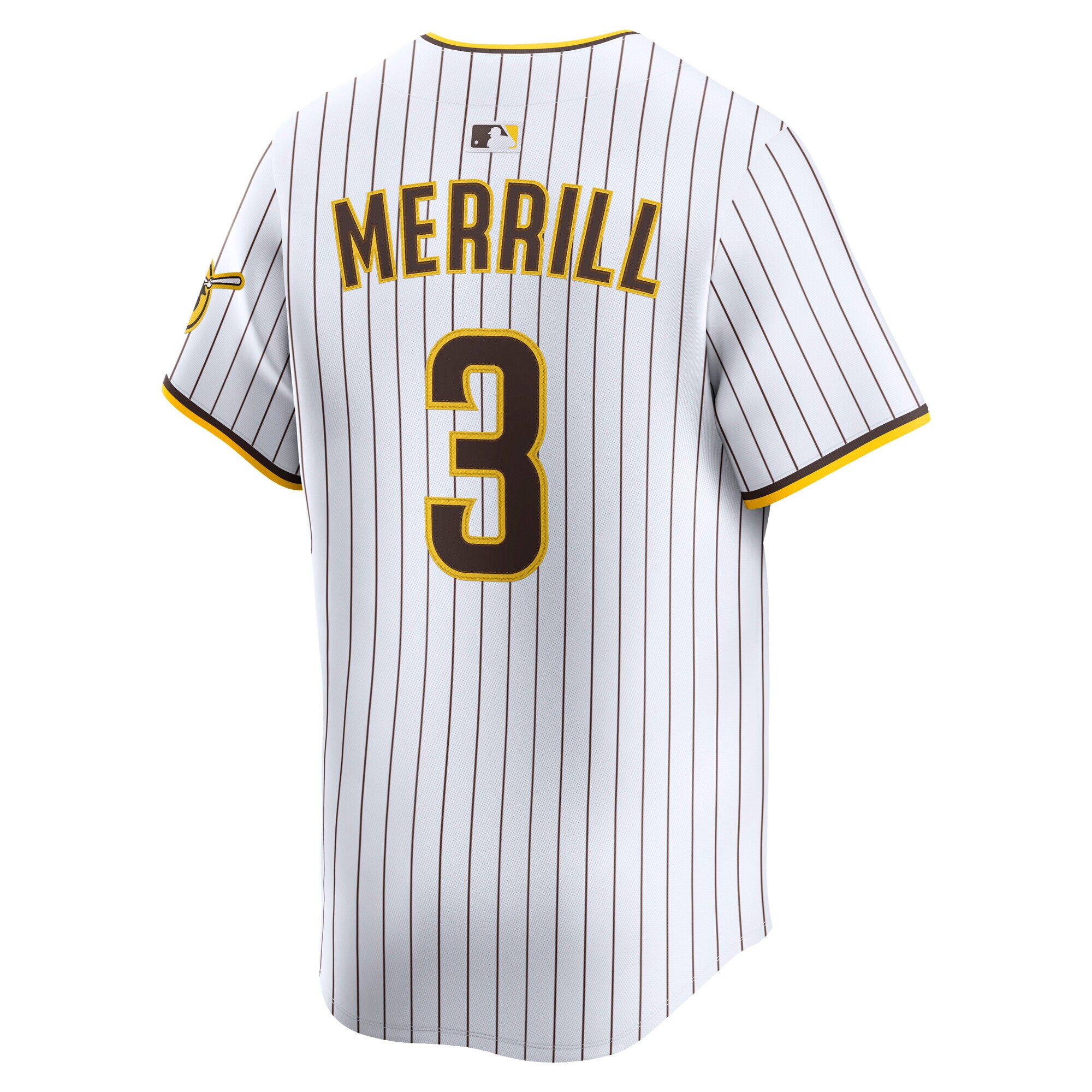 Jackson Merrill San Diego Padres Nike Home Limited Player Jersey – White
