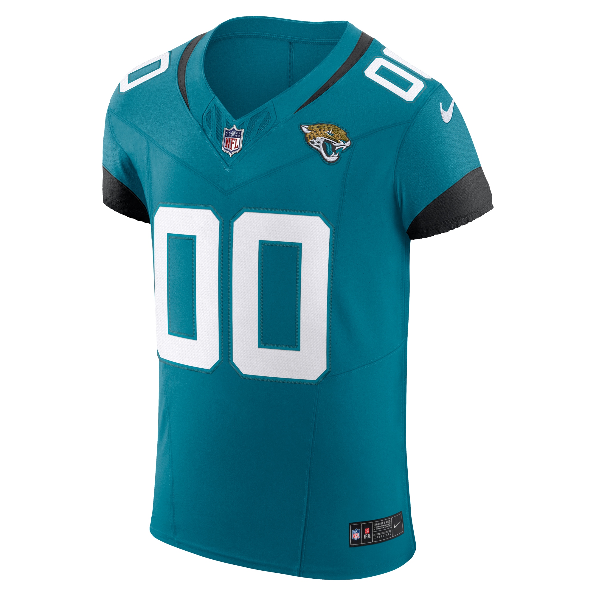 Jacksonville Jaguars Nike Vapor F.U.S.E. Elite Custom Jersey – Teal Clowdercats