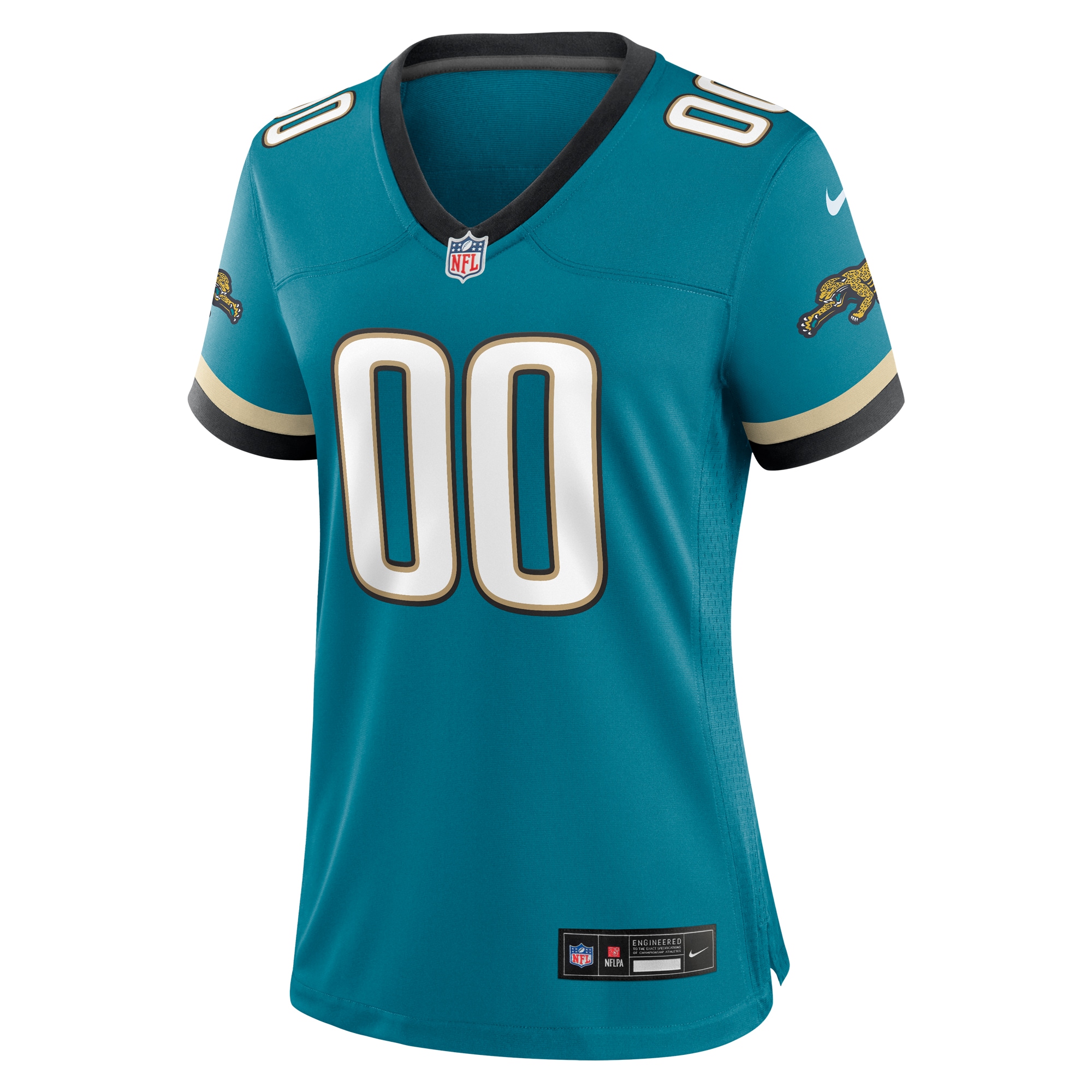 Jacksonville Jaguars Nike Women’s Prowler Throwback Custom Game Jersey – Teal Clowdercats