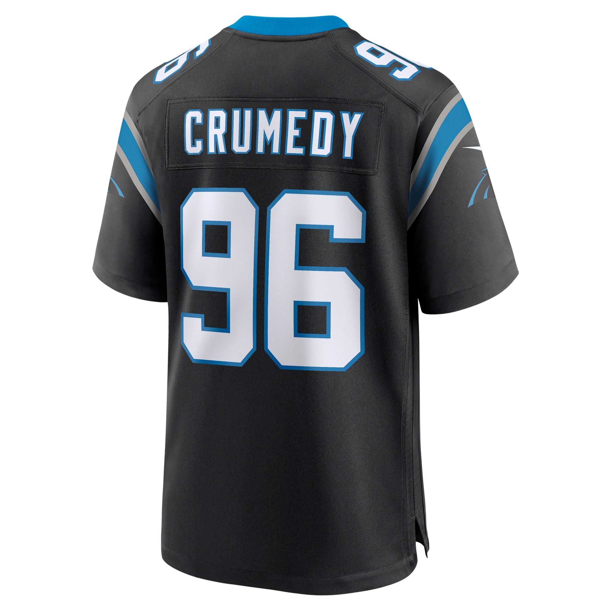 Jaden Crumedy Carolina Panthers Nike Game Jersey – Black Clowdercats