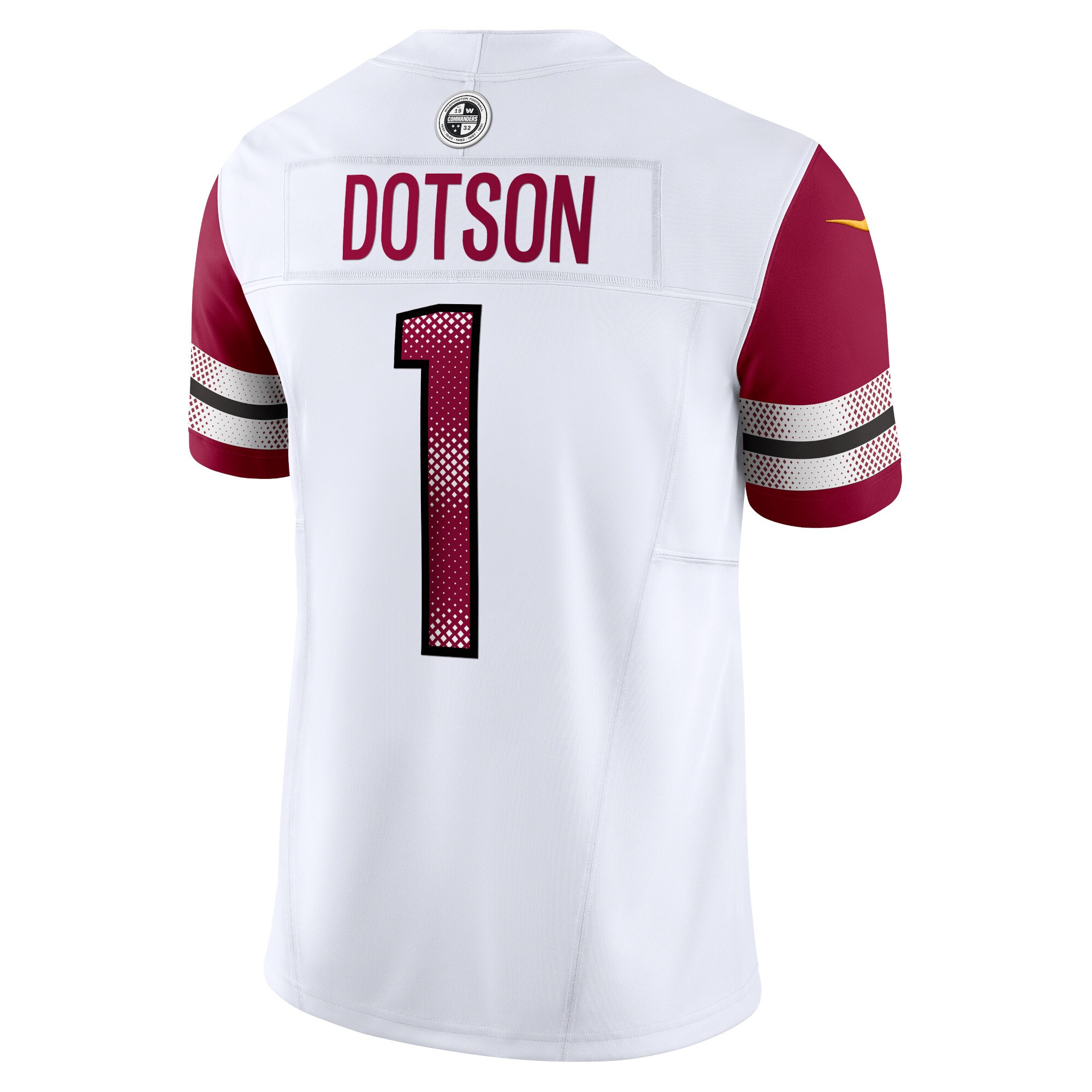 Jahan Dotson Washington Commanders Nike Vapor F.U.S.E. Limited Jersey – White Clowdercats