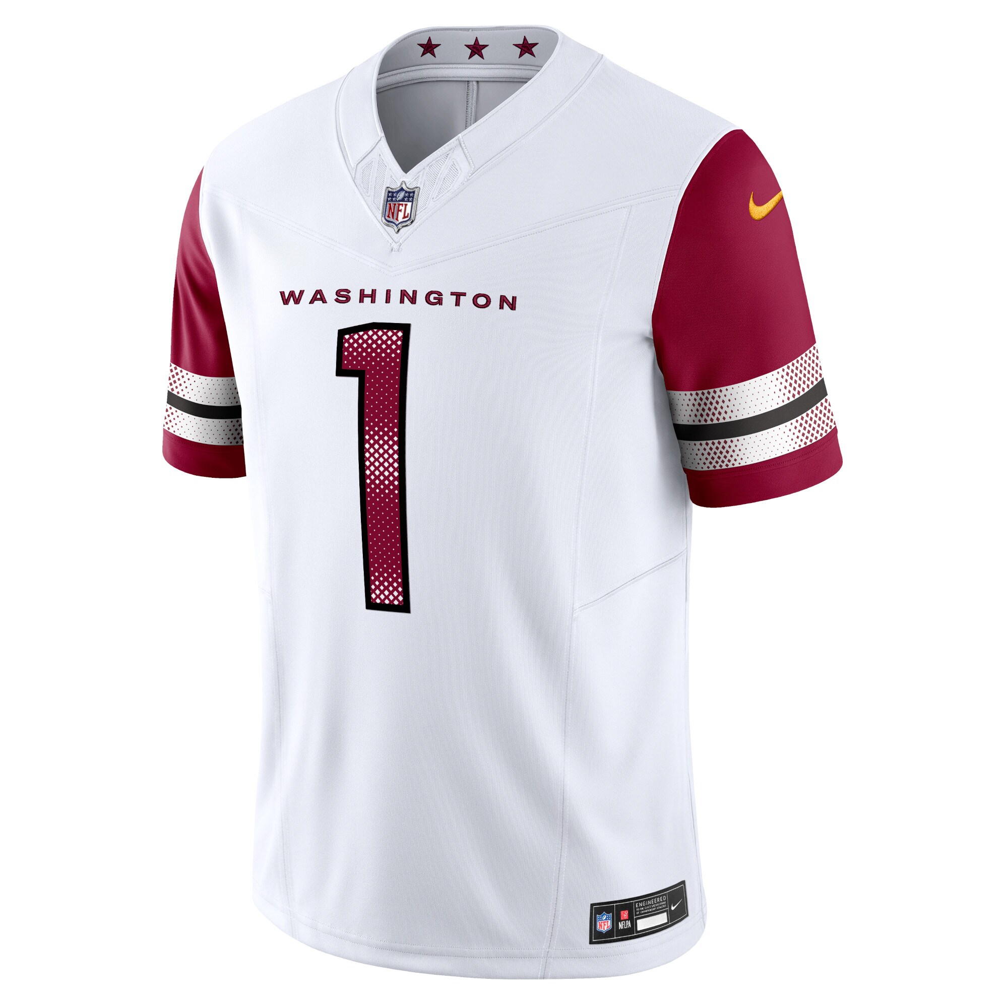 Jahan Dotson Washington Commanders Nike Vapor F.U.S.E. Limited Jersey – White Clowdercats