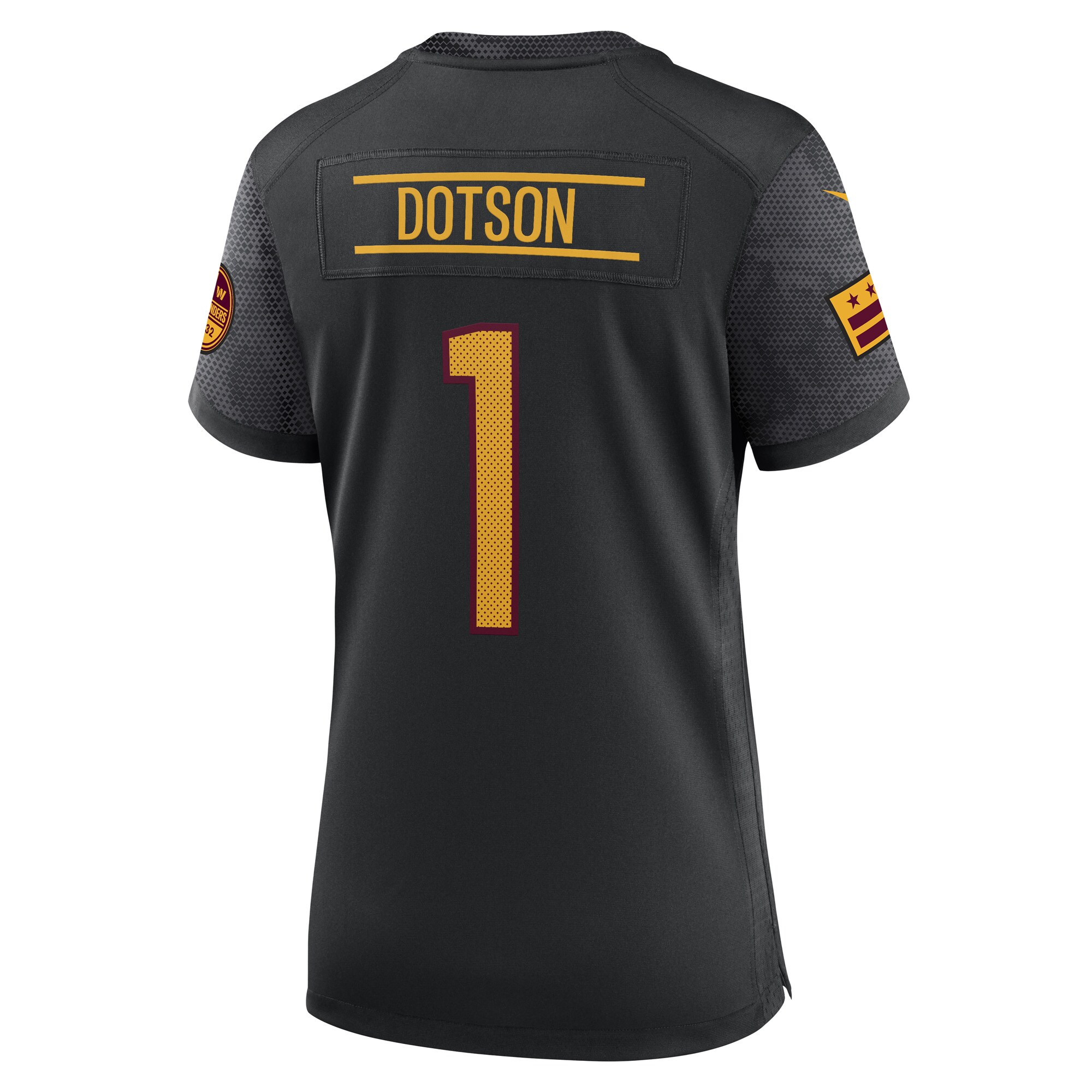 Jahan Dotson Washington Commanders Nike Women’s Player Jersey – Black Clowdercats