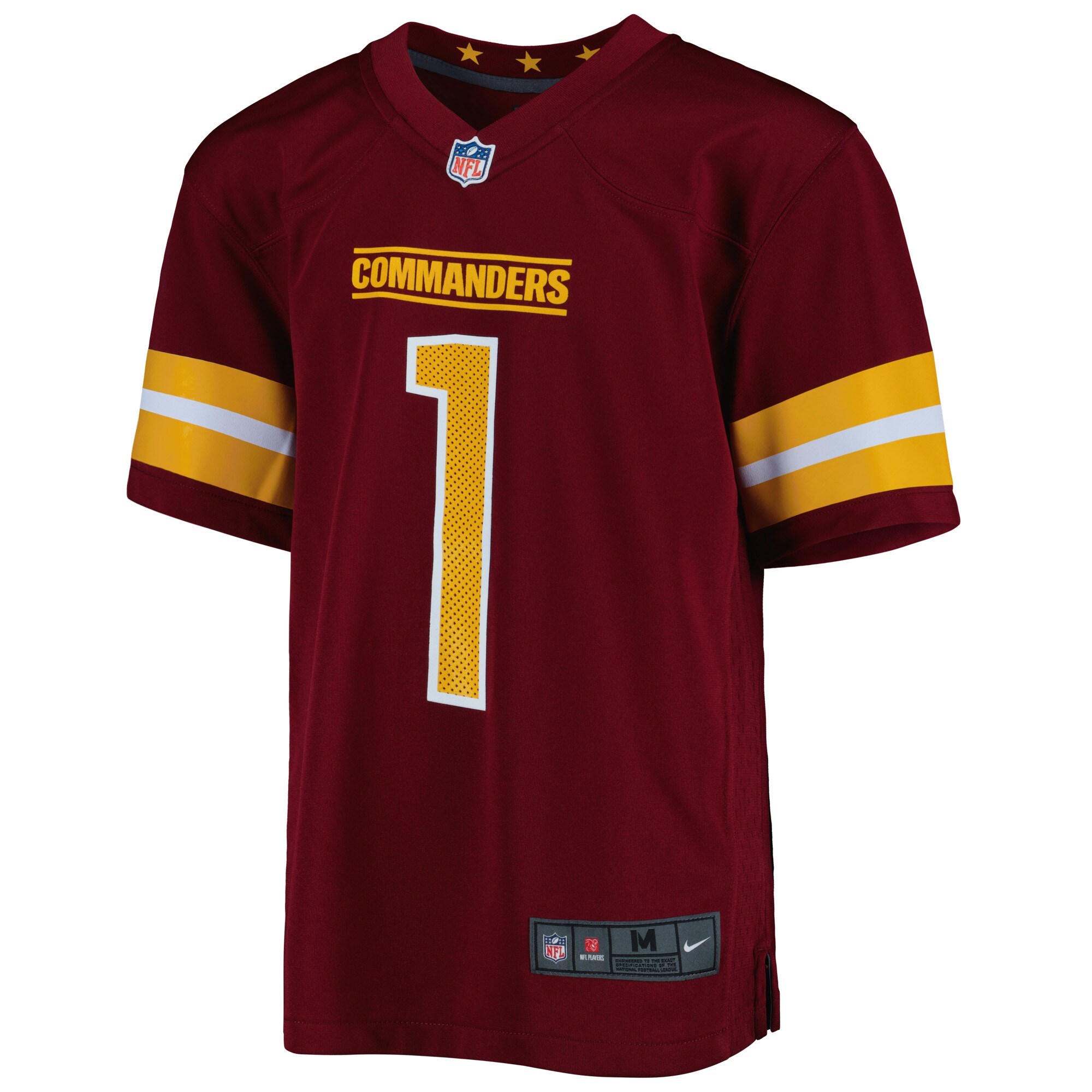 Jahan Dotson Washington Commanders Nike Youth Game Jersey – Burgundy Clowdercats