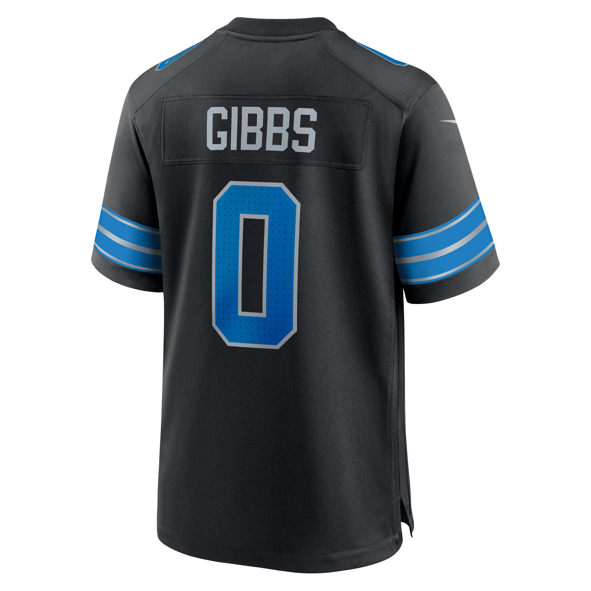 Jahmyr Gibbs Detroit Lions Nike 2nd Alternate Game Player Jersey – Black Clowdercats