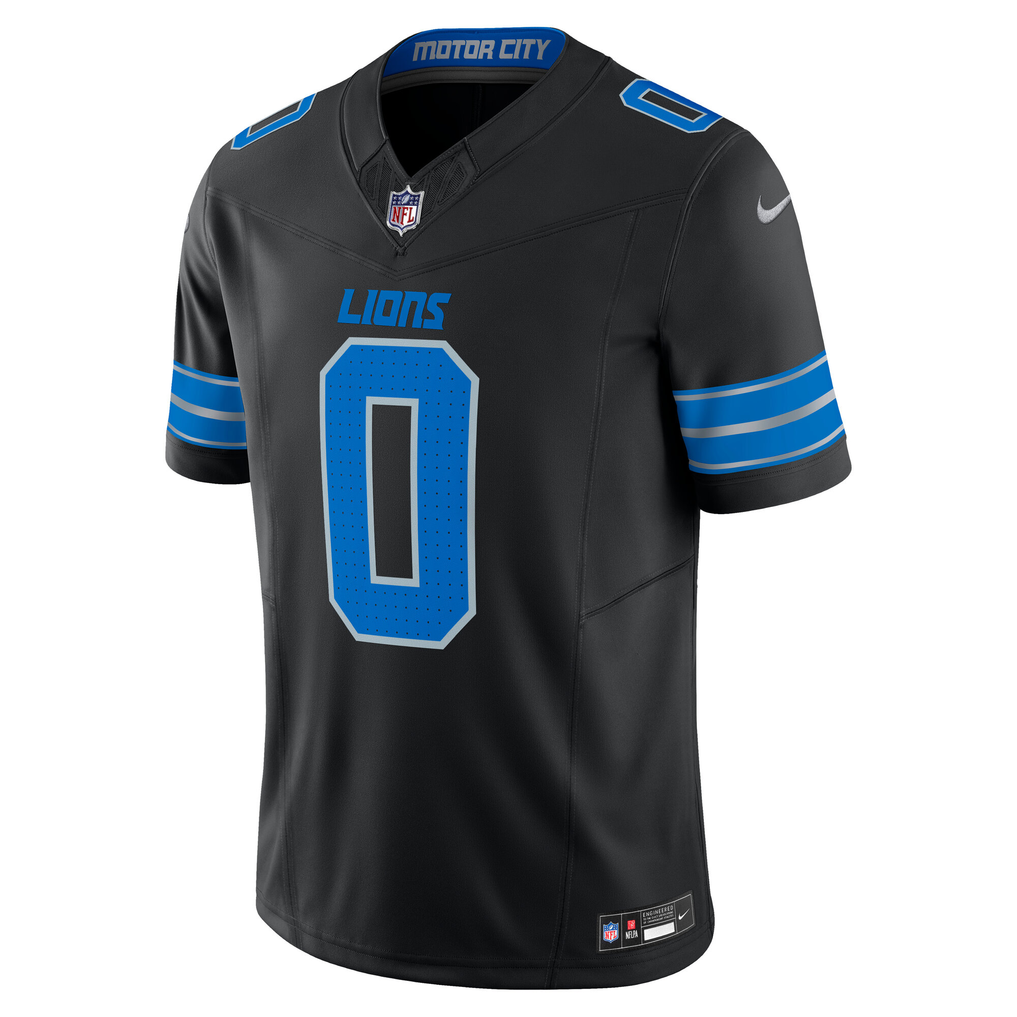 Jahmyr Gibbs Detroit Lions Nike 2nd Alternate Vapor F.U.S.E. Limited Jersey – Black Clowdercats