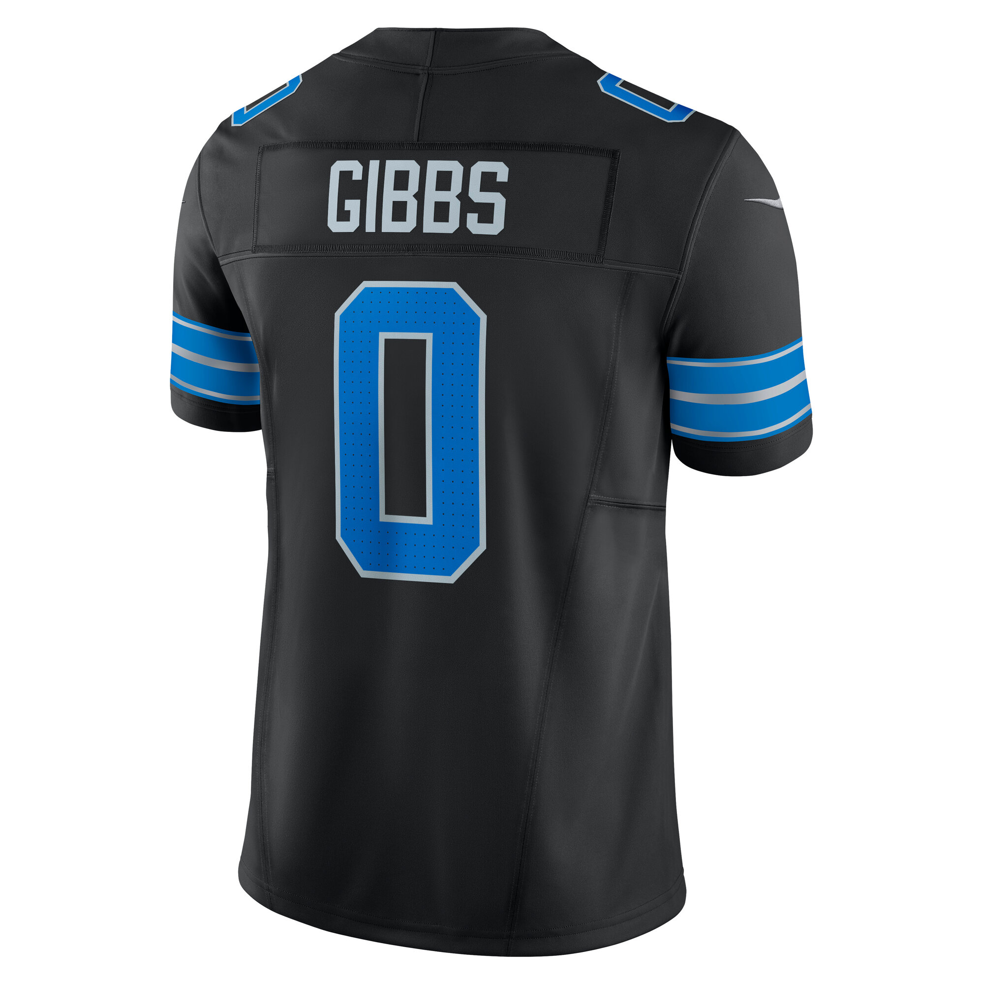 Jahmyr Gibbs Detroit Lions Nike 2nd Alternate Vapor F.U.S.E. Limited Jersey – Black Clowdercats
