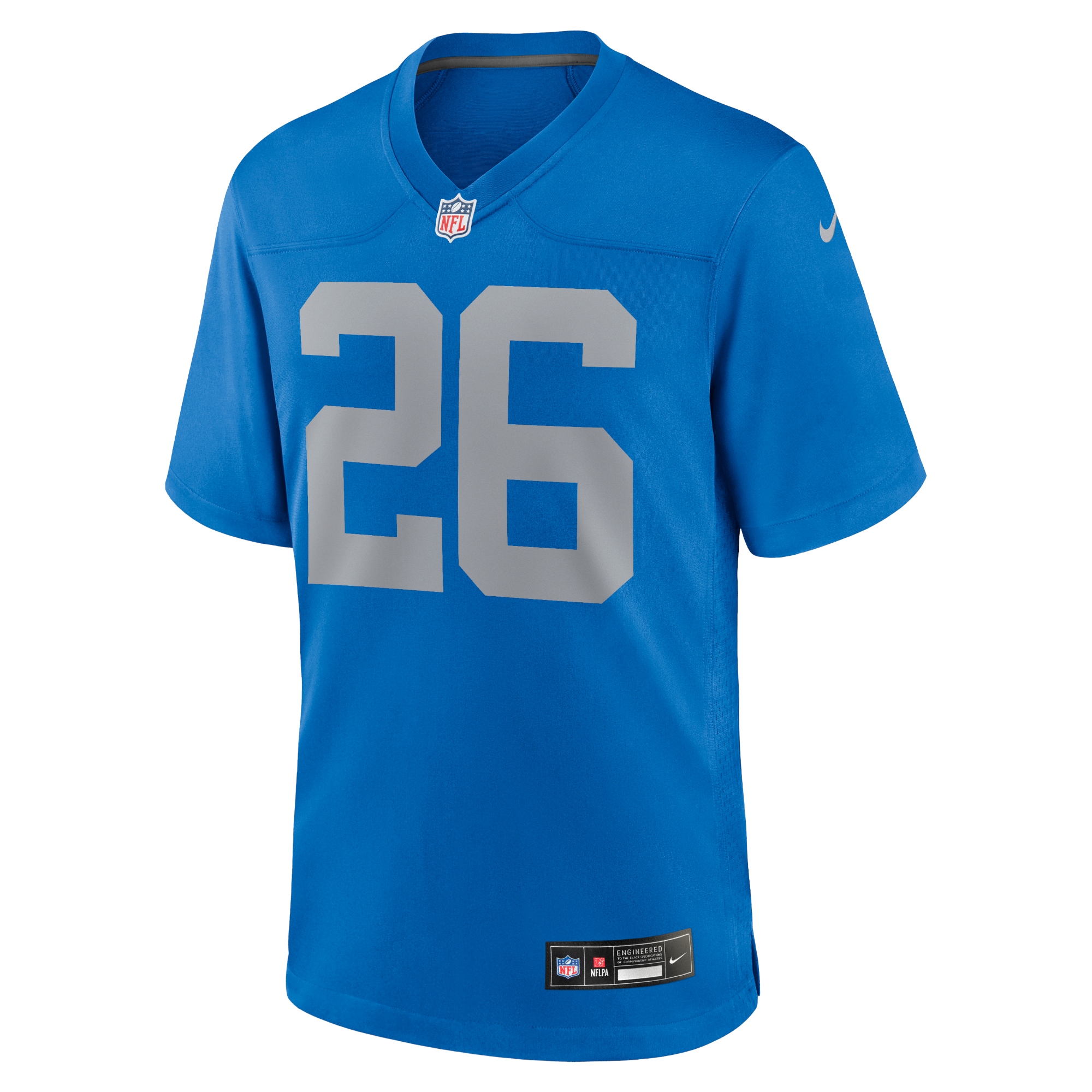 Jahmyr Gibbs Detroit Lions Nike Alternate Game Jersey – Blue Clowdercats
