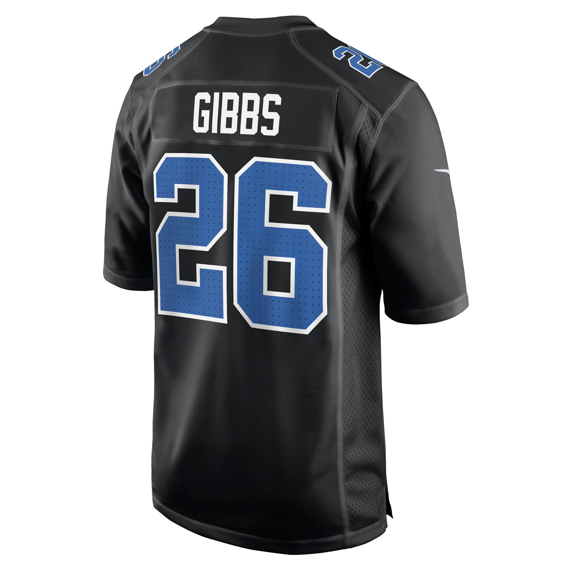Jahmyr Gibbs Detroit Lions Nike Fashion Jersey – Carbon Black Clowdercats