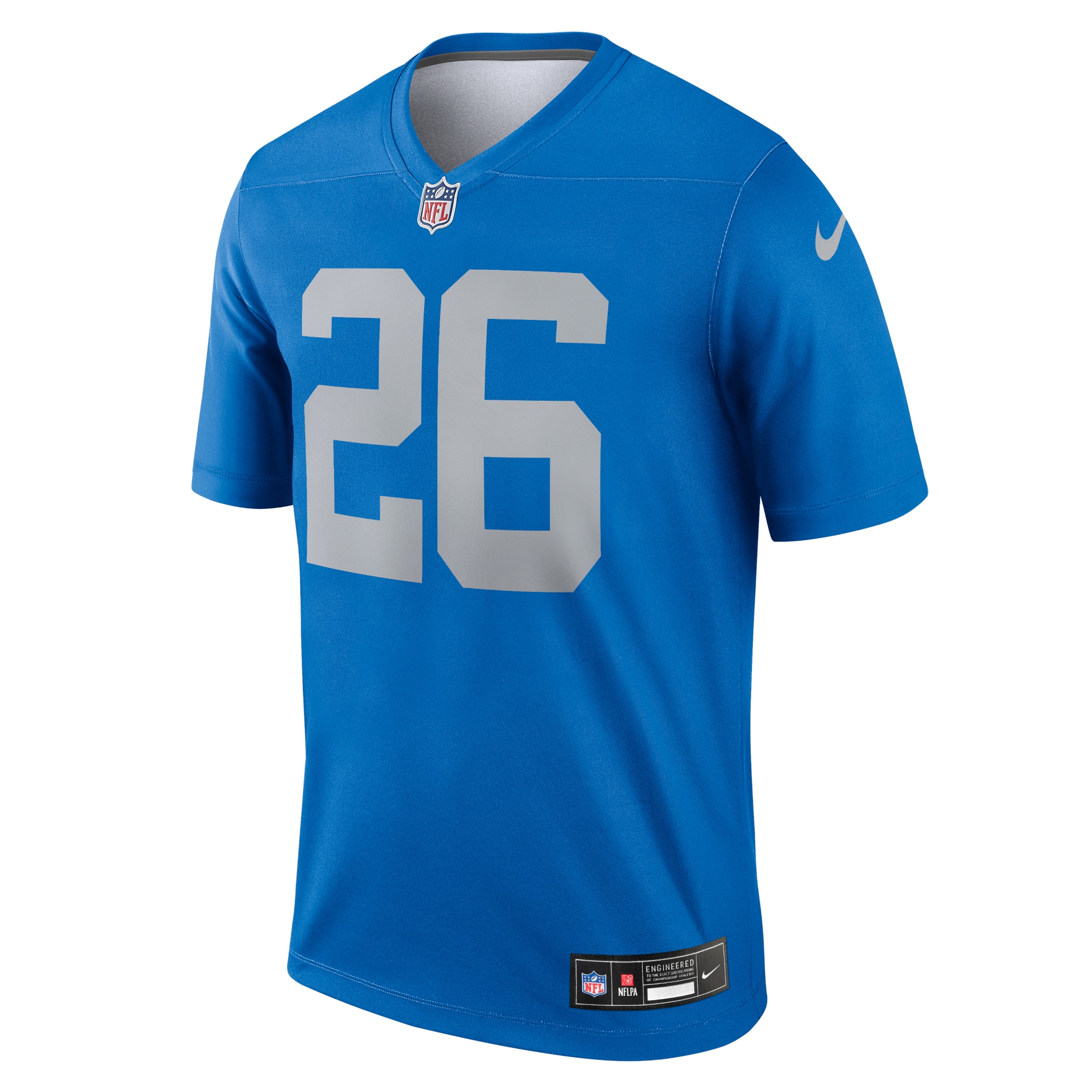 Jahmyr Gibbs Detroit Lions Nike Legend Player Performance Top – Blue Clowdercats