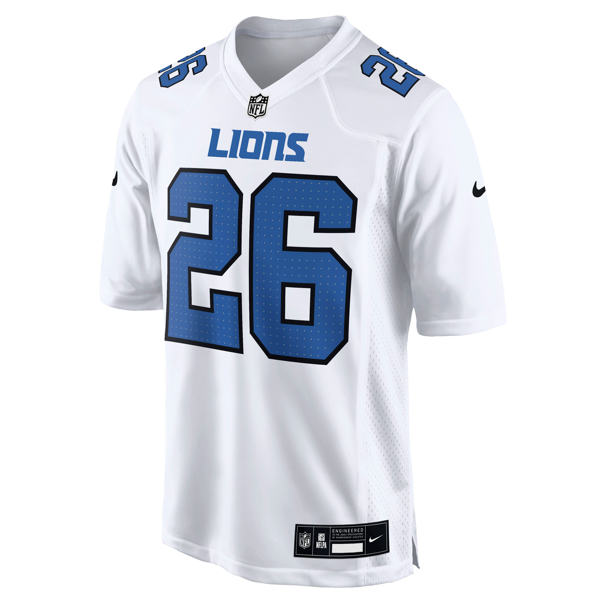 Jahmyr Gibbs Detroit Lions Nike Tundra Fashion Game Jersey – White Clowdercats