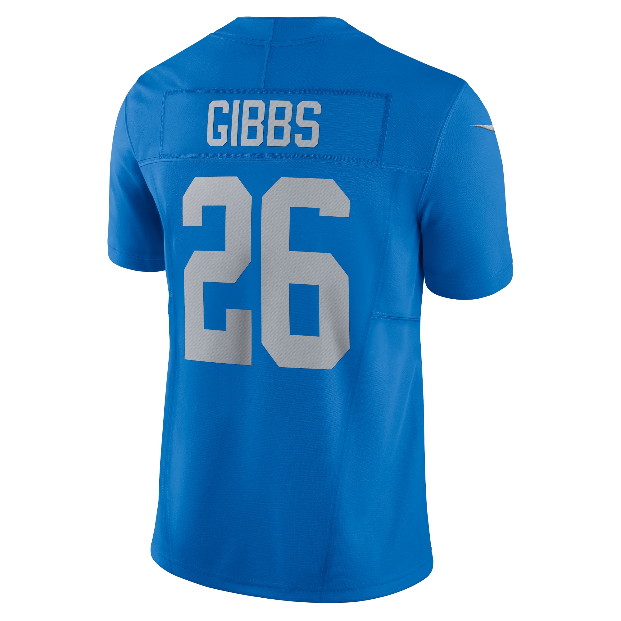 Jahmyr Gibbs Detroit Lions Nike Vapor F.U.S.E. Alternate Limited Jersey – Blue Clowdercats