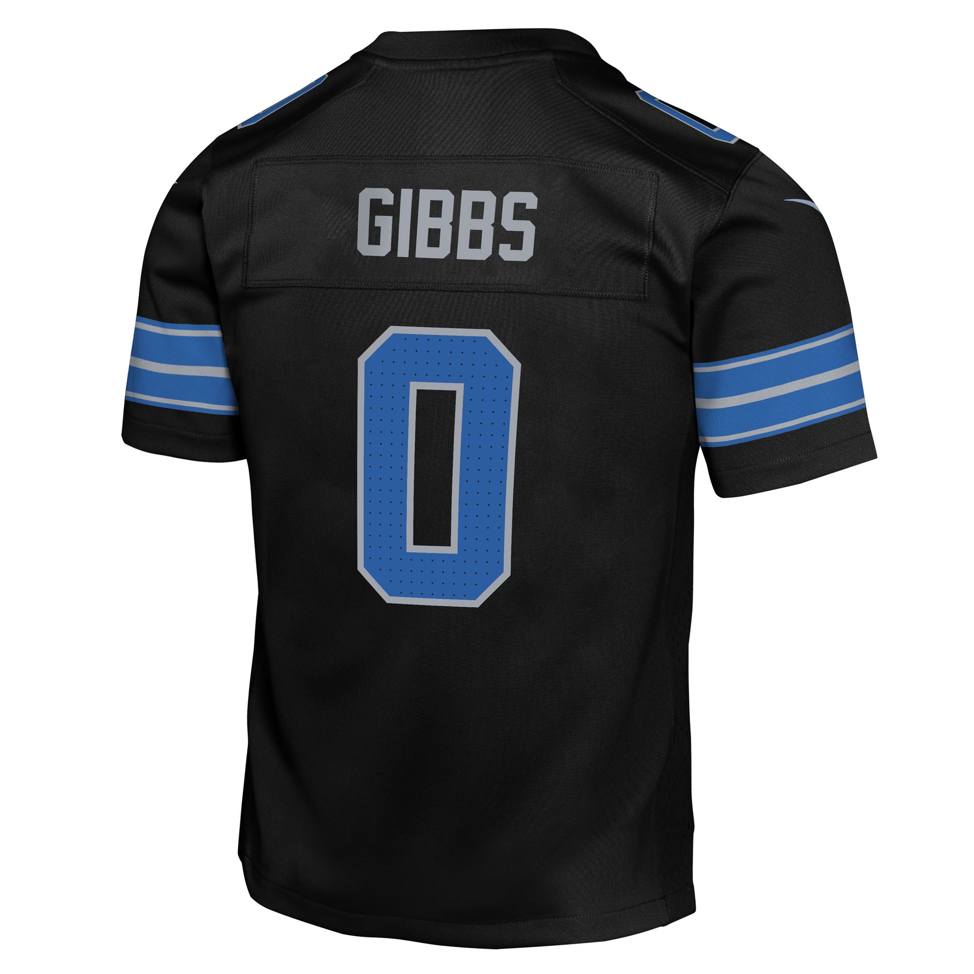 Jahmyr Gibbs Detroit Lions Nike Youth Game Jersey – Black Clowdercats