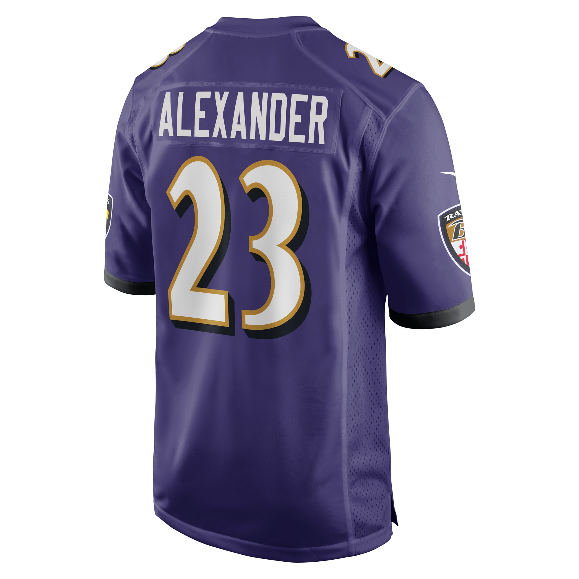 Jaire Alexander Baltimore Ravens Nike Team Game Jersey – Purple Clowdercats