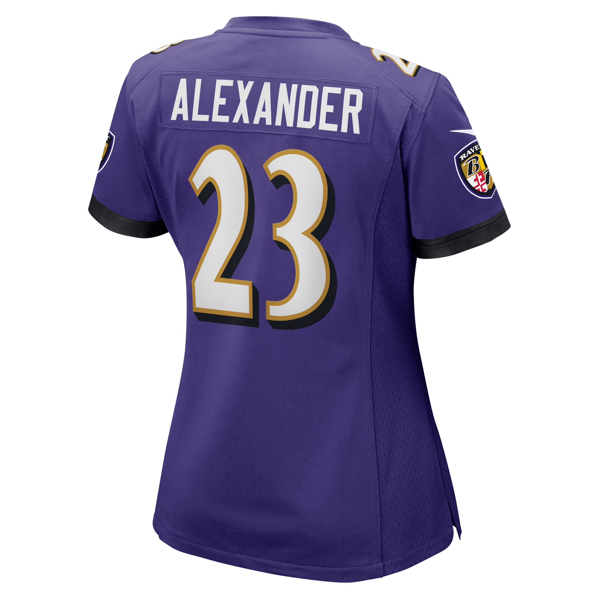 Jaire Alexander Baltimore Ravens Nike Women’s Team Game Jersey – Purple Clowdercats
