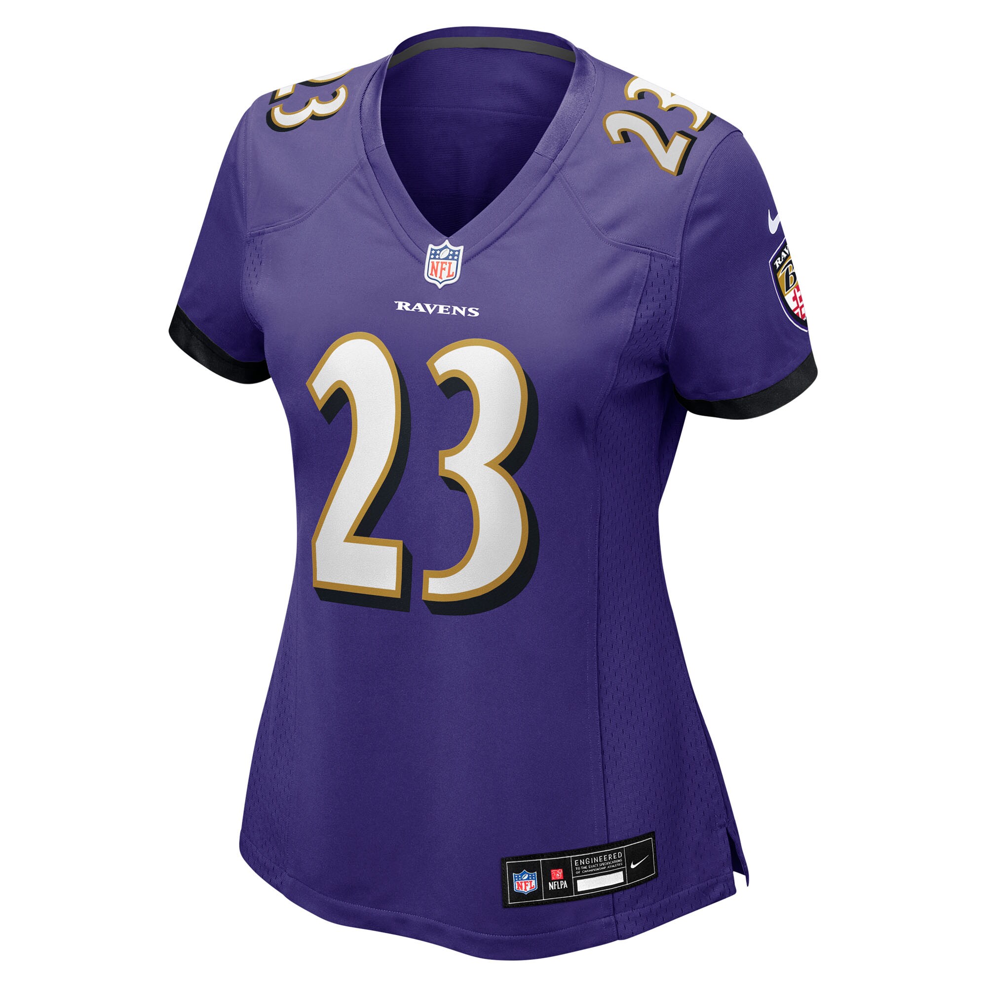 Jaire Alexander Baltimore Ravens Nike Women’s Team Game Jersey – Purple Clowdercats