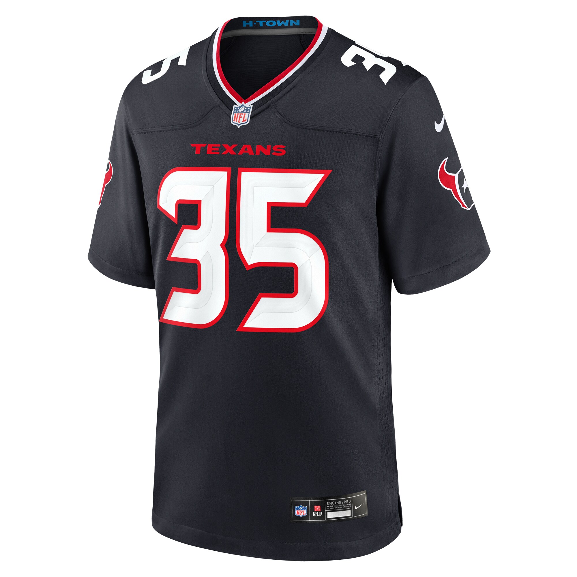 Jake Hansen Houston Texans Nike Team Game Jersey – Navy Clowdercats