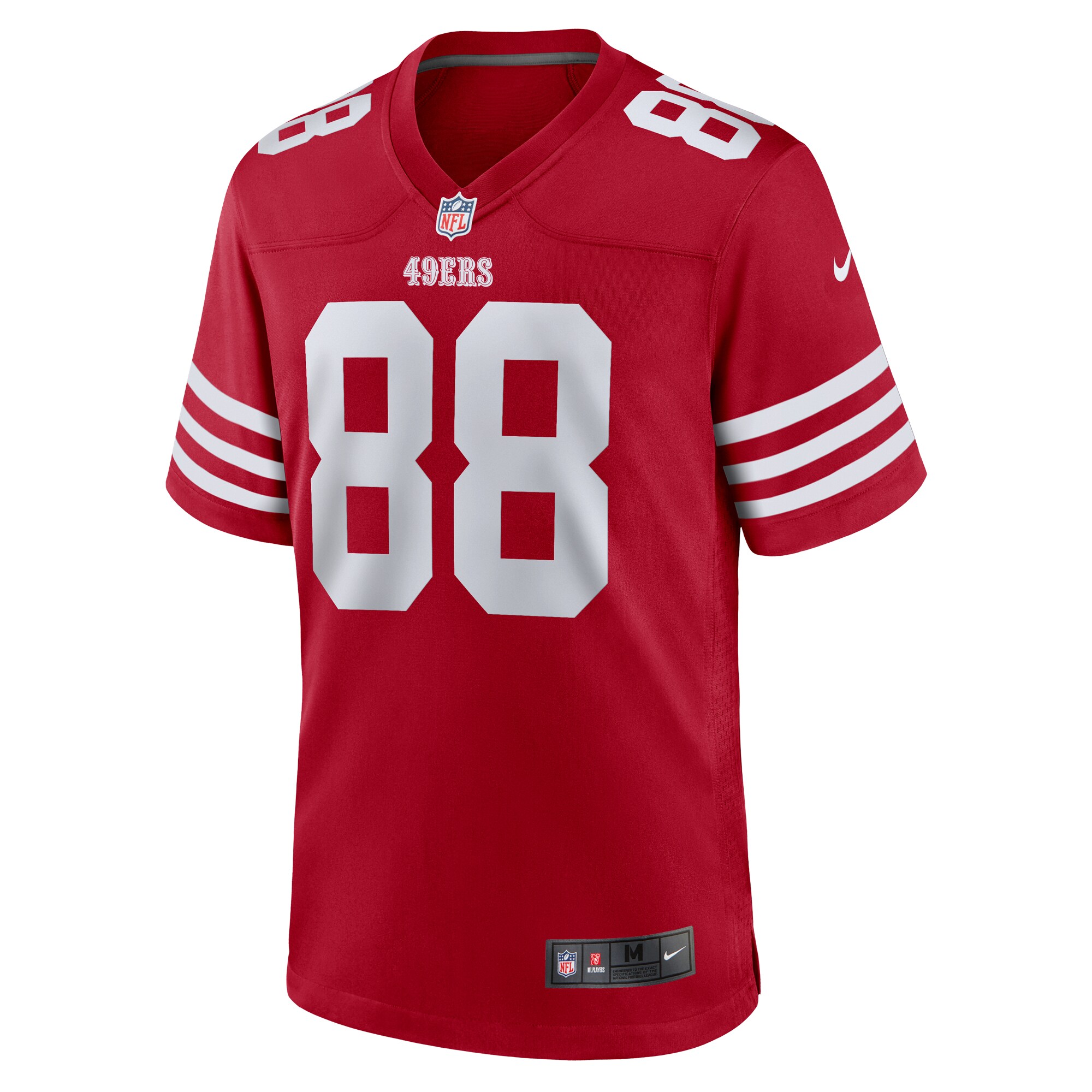 Jake Tonges San Francisco 49ers Nike Team Game Jersey – Scarlet Clowdercats