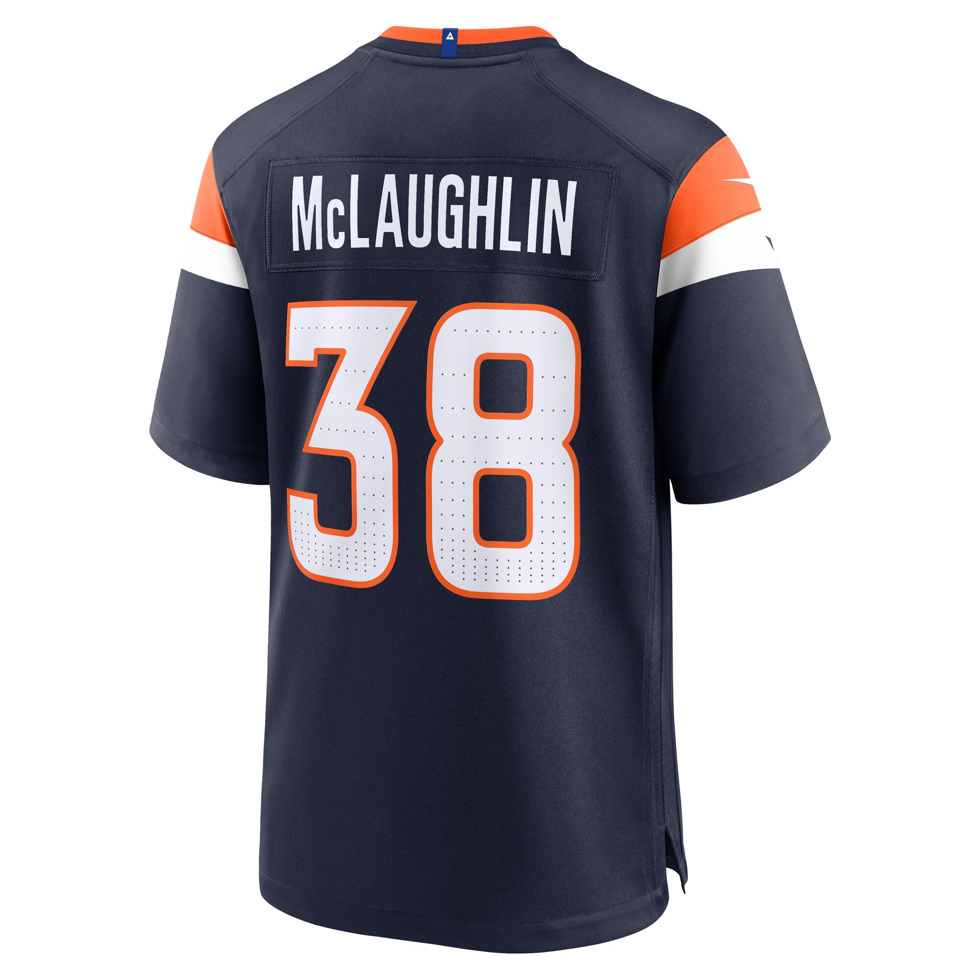 Jaleel McLaughlin Denver Broncos Nike Alternate Game Jersey – Navy Clowdercats