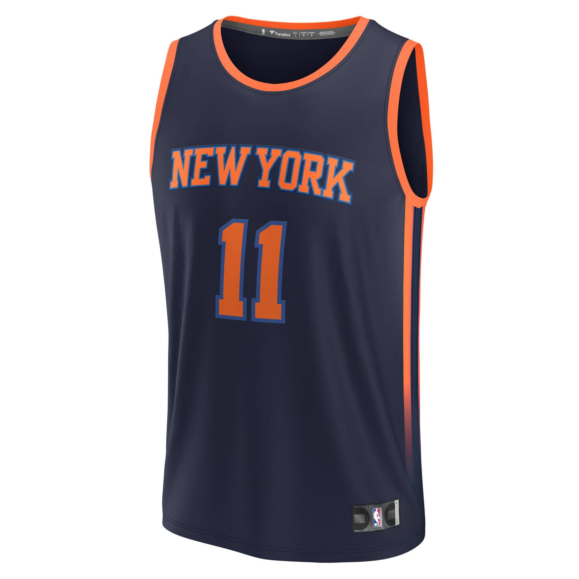 Jalen Brunson New York Knicks Fanatics Youth Fast Break Replica Player Jersey – Statement Edition – Navy Clowdercats