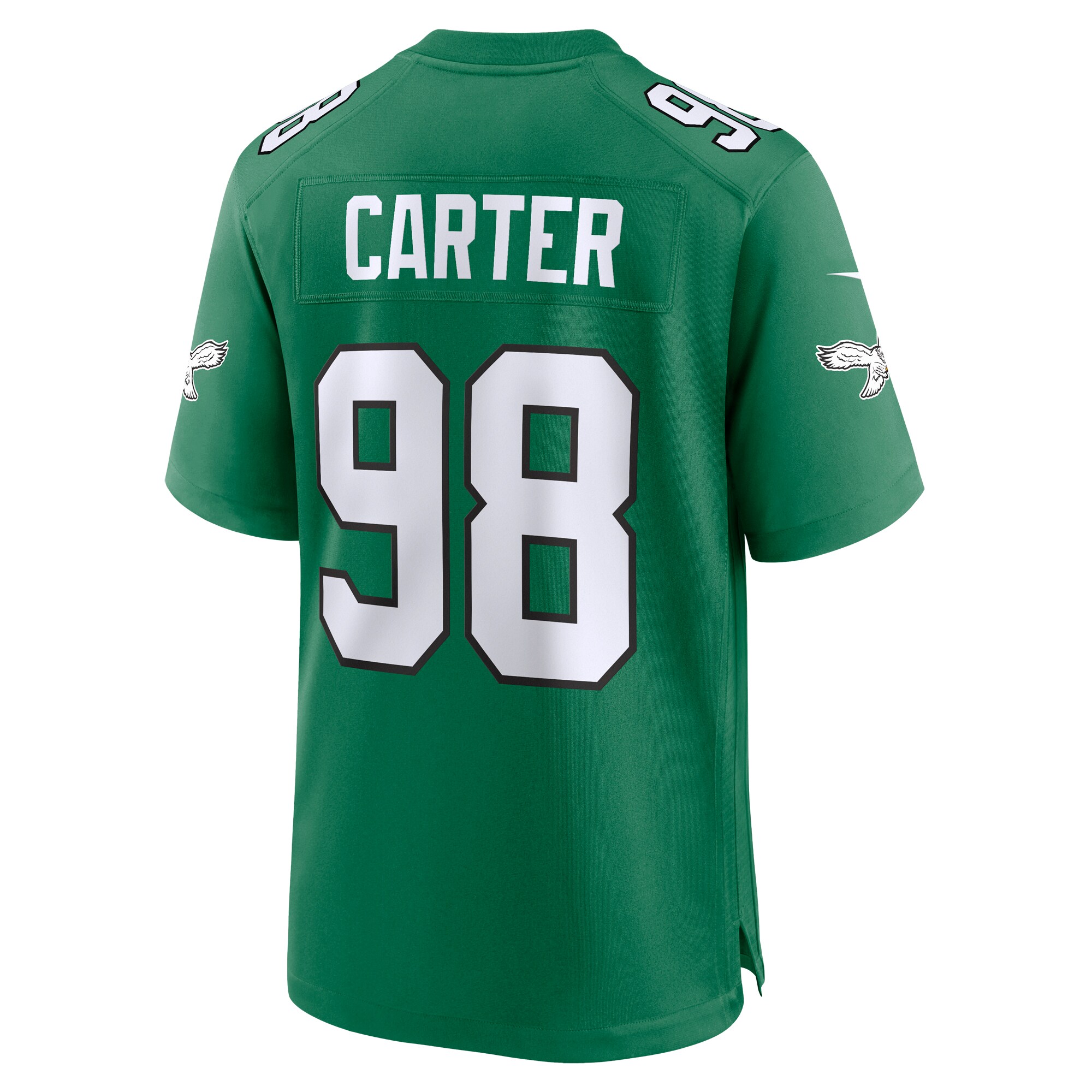 Jalen Carter Philadelphia Eagles Nike Alternate Game Jersey – Kelly Green Clowdercats