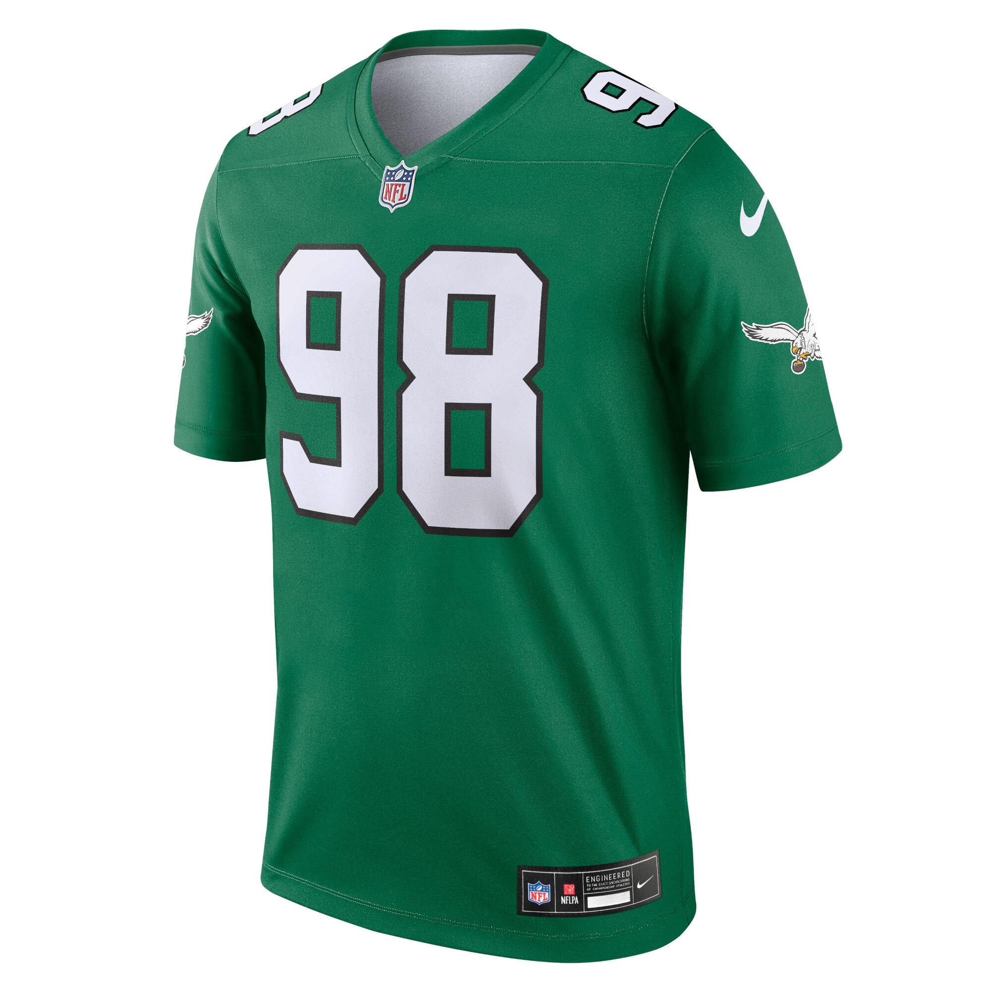 Jalen Carter Philadelphia Eagles Nike Legend Player Performance Top – Kelly Green Clowdercats