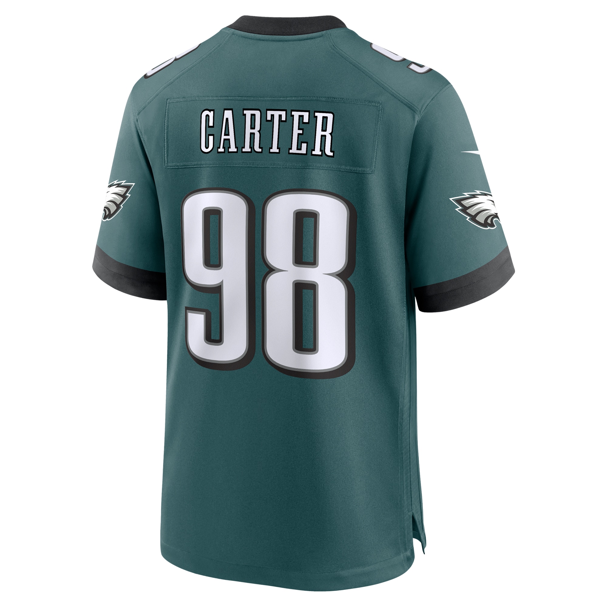 Jalen Carter Philadelphia Eagles Nike Team Game Jersey – Midnight Green Clowdercats