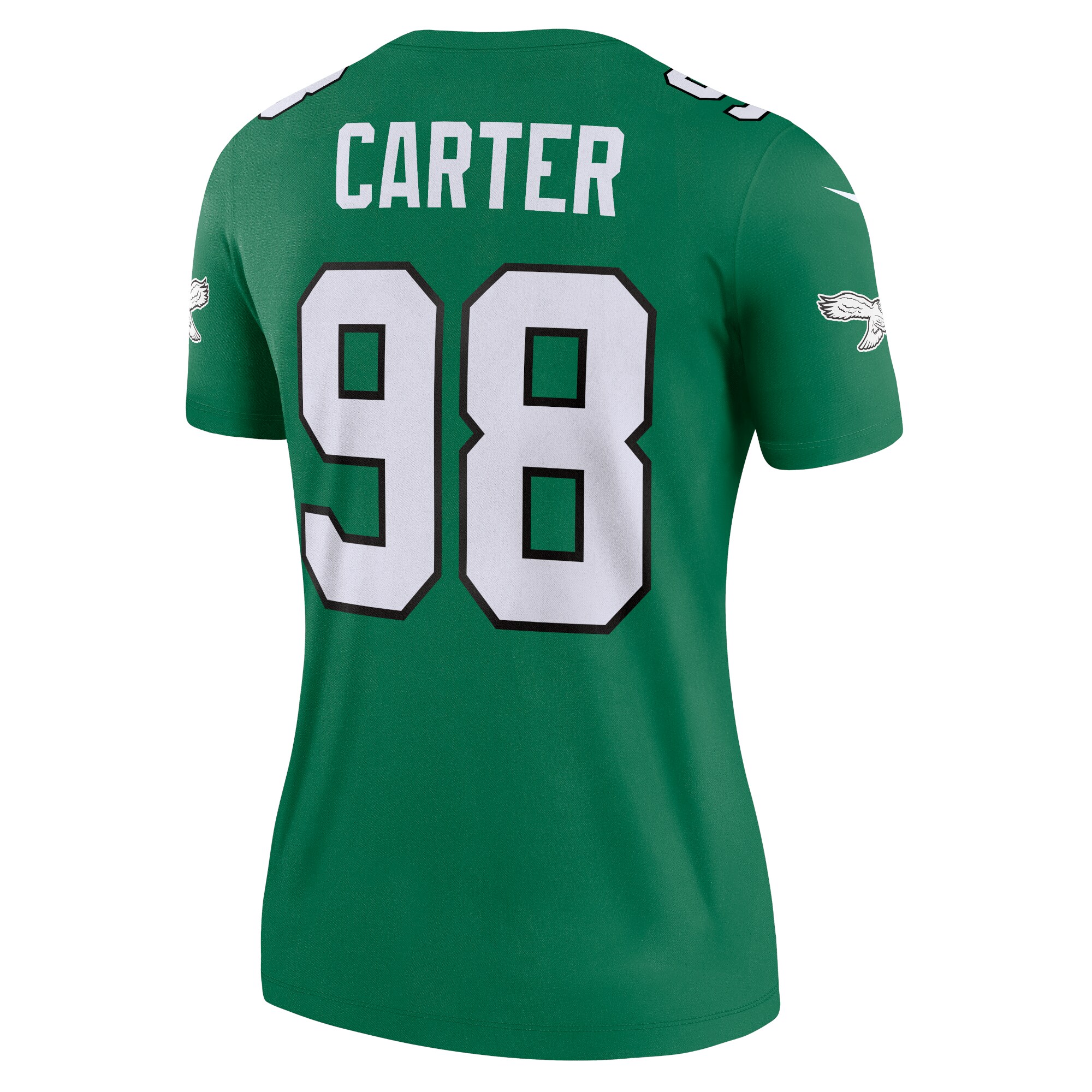 Jalen Carter Philadelphia Eagles Nike Women’s Alternate Legend Player Performance Top – Kelly Green Clowdercats