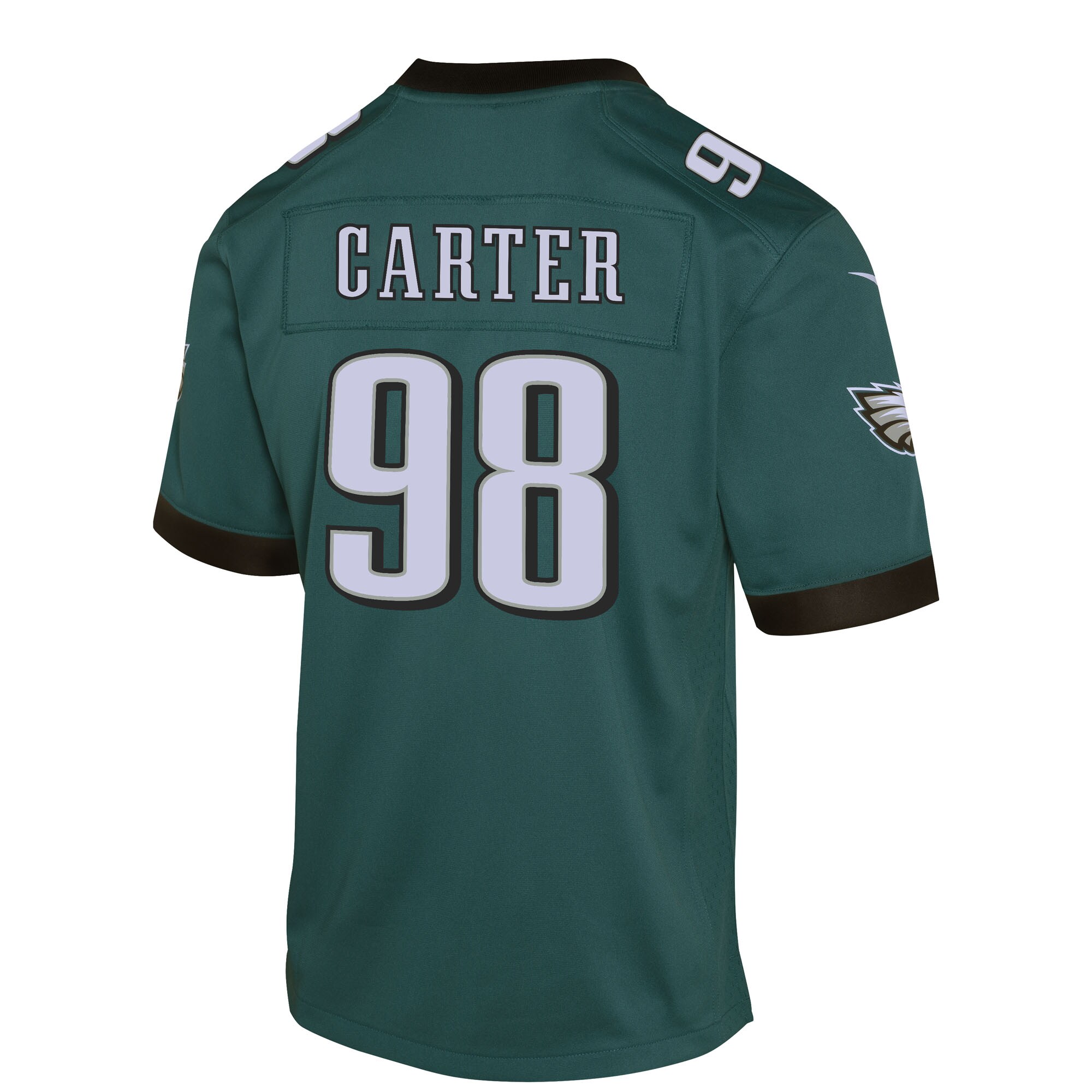Jalen Carter Philadelphia Eagles Nike Youth Game Player Jersey – Midnight Green Clowdercats