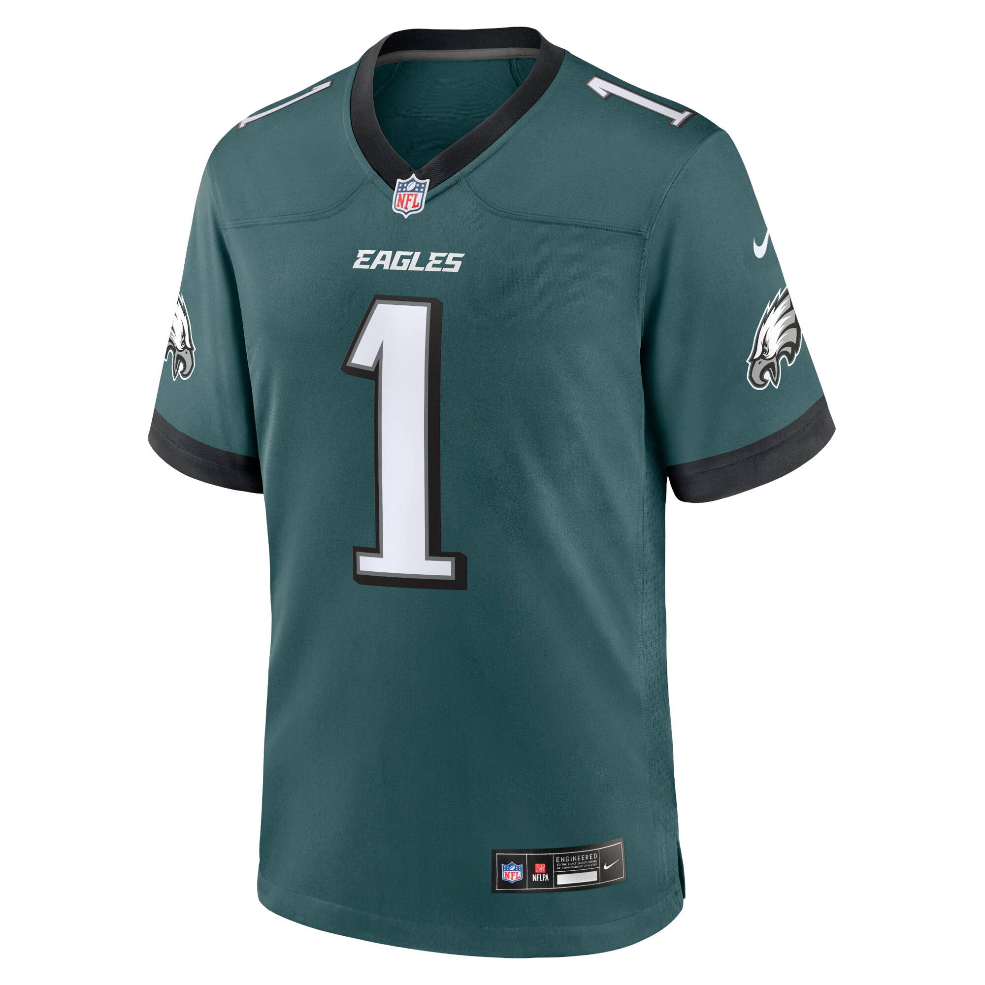 Jalen Hurts Philadelphia Eagles Nike Team Game Jersey – Midnight Green Clowdercats