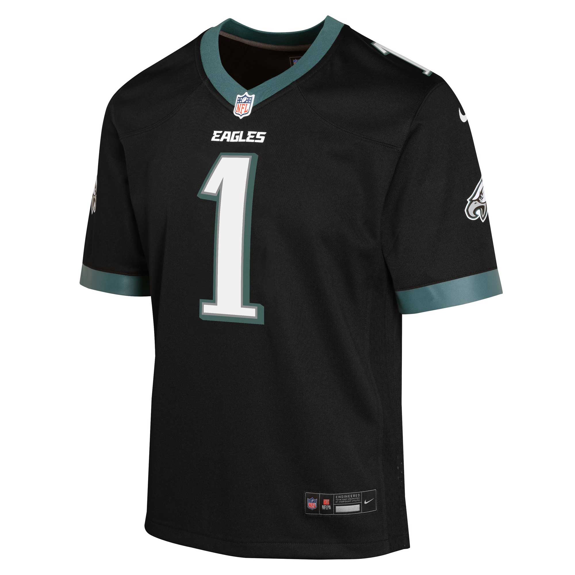 Jalen Hurts Philadelphia Eagles Nike Youth Game Jersey – Black Clowdercats