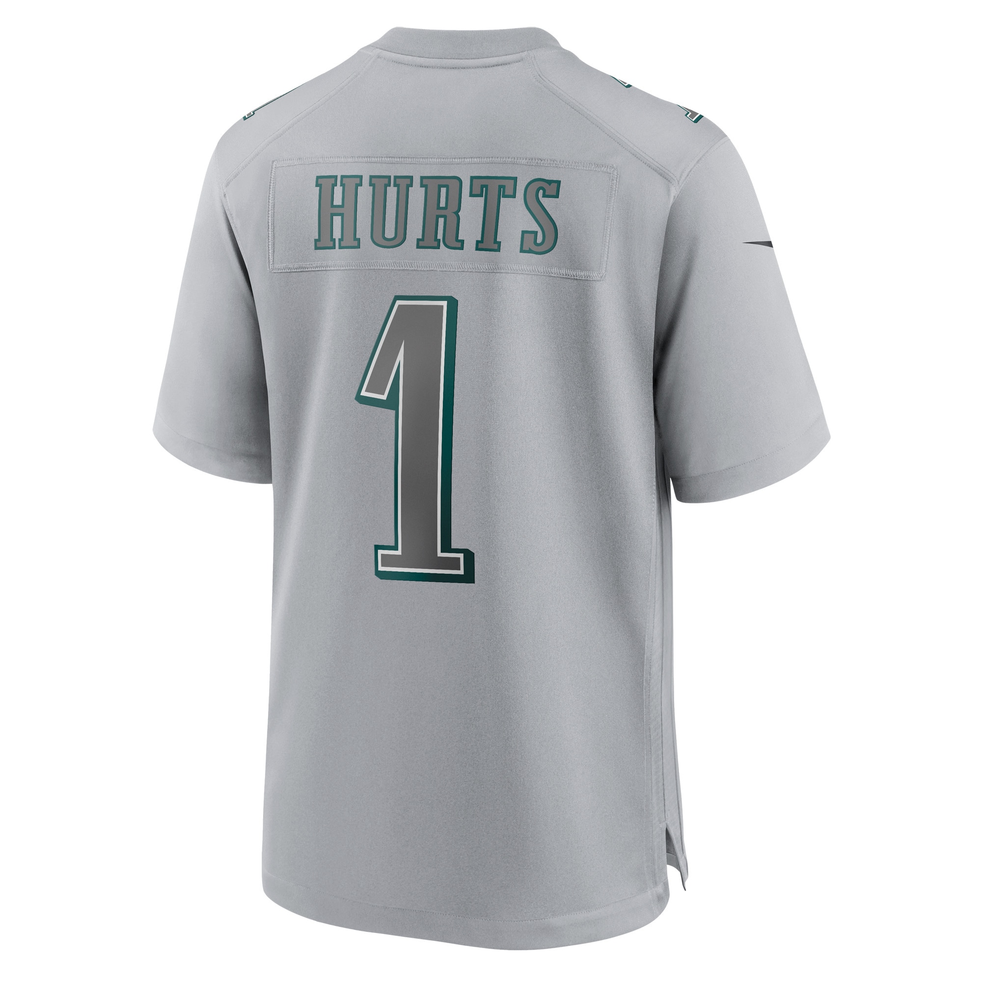 Jalen Hurts Philadelphia Eagles Nike Youth Super Bowl LVII Patch Atmosphere Fashion Game Jersey – Gray Clowdercats
