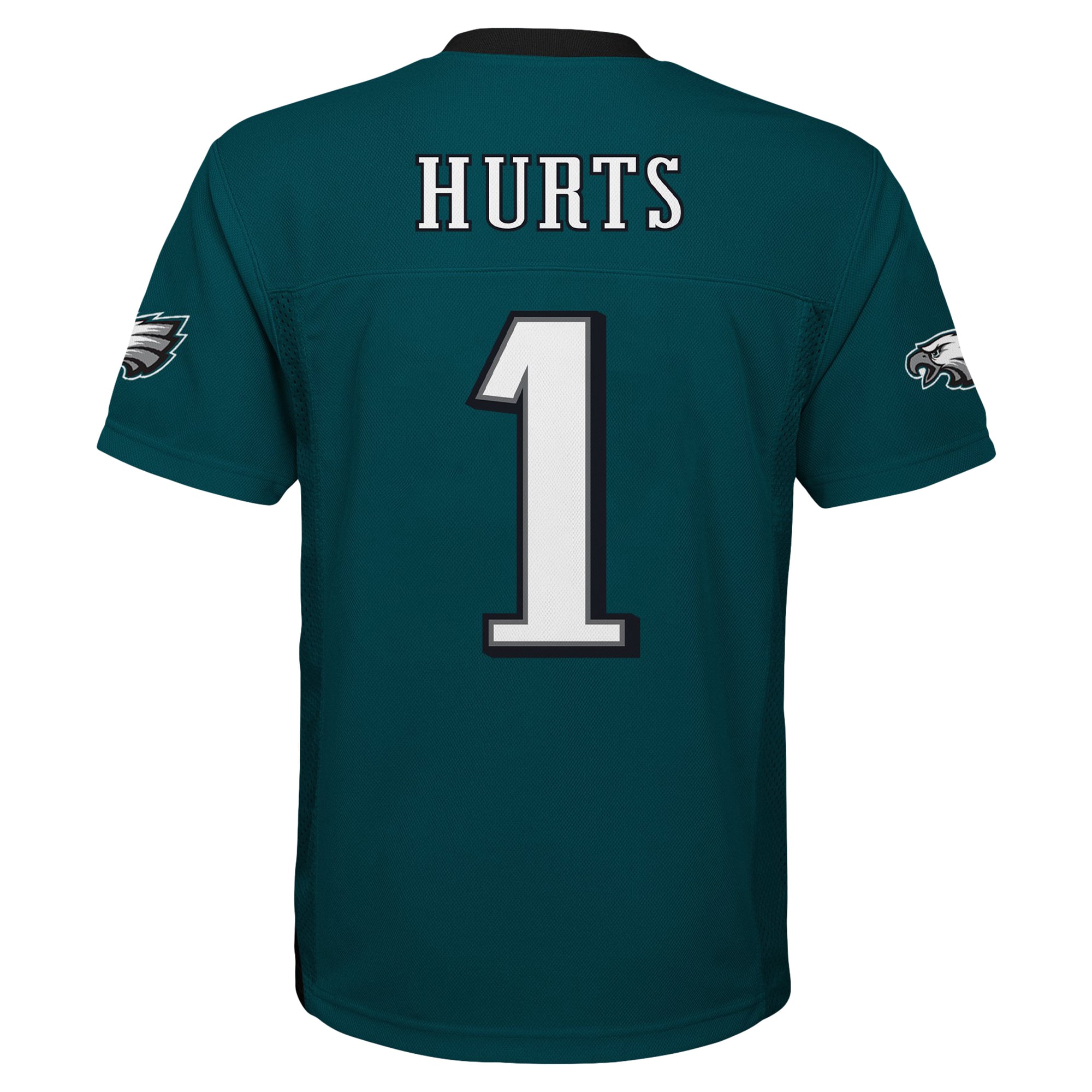 Jalen Hurts Philadelphia Eagles Youth Replica Player Jersey – Midnight Green Clowdercats