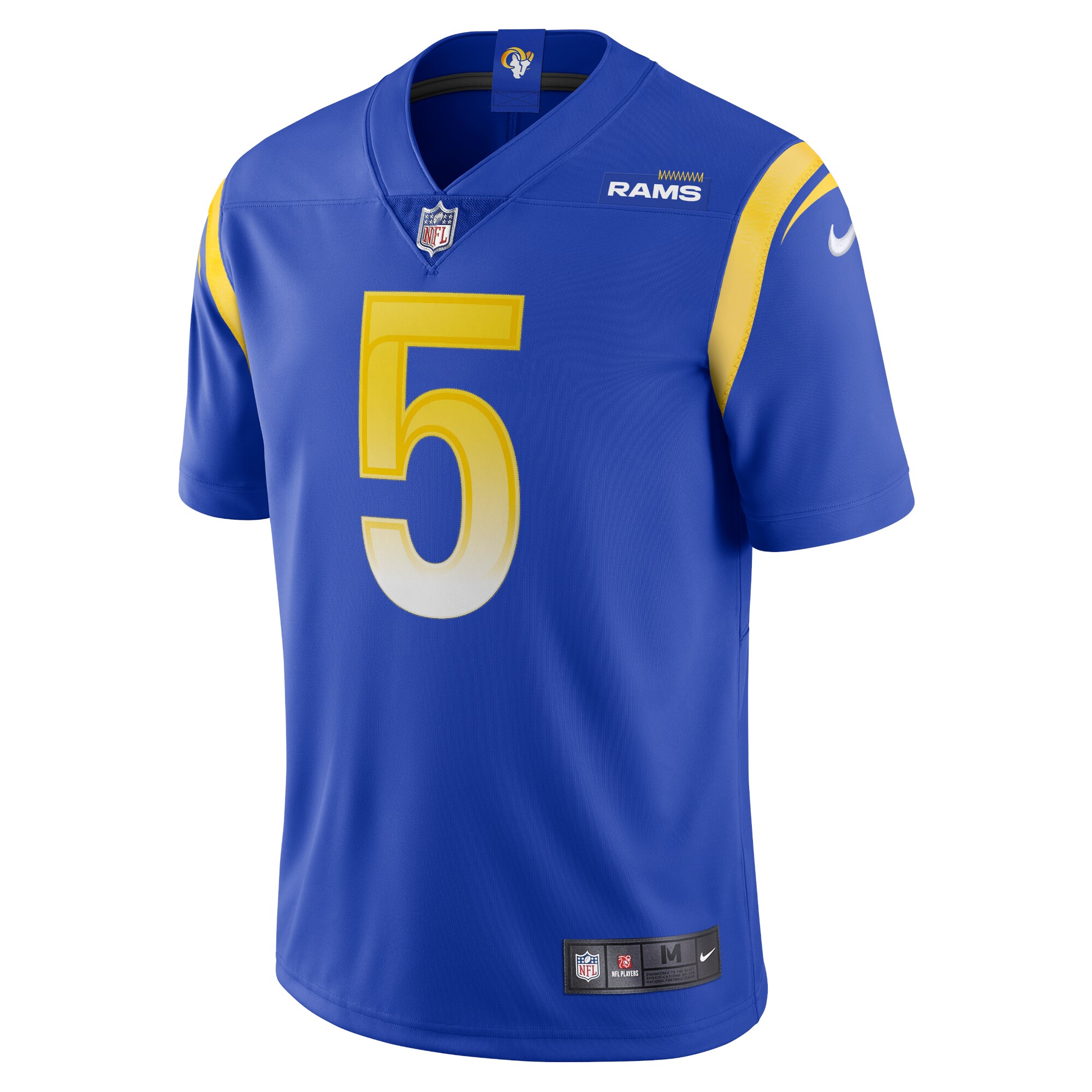 Jalen Ramsey Los Angeles Rams Nike Team Vapor Limited Jersey – Royal Clowdercats