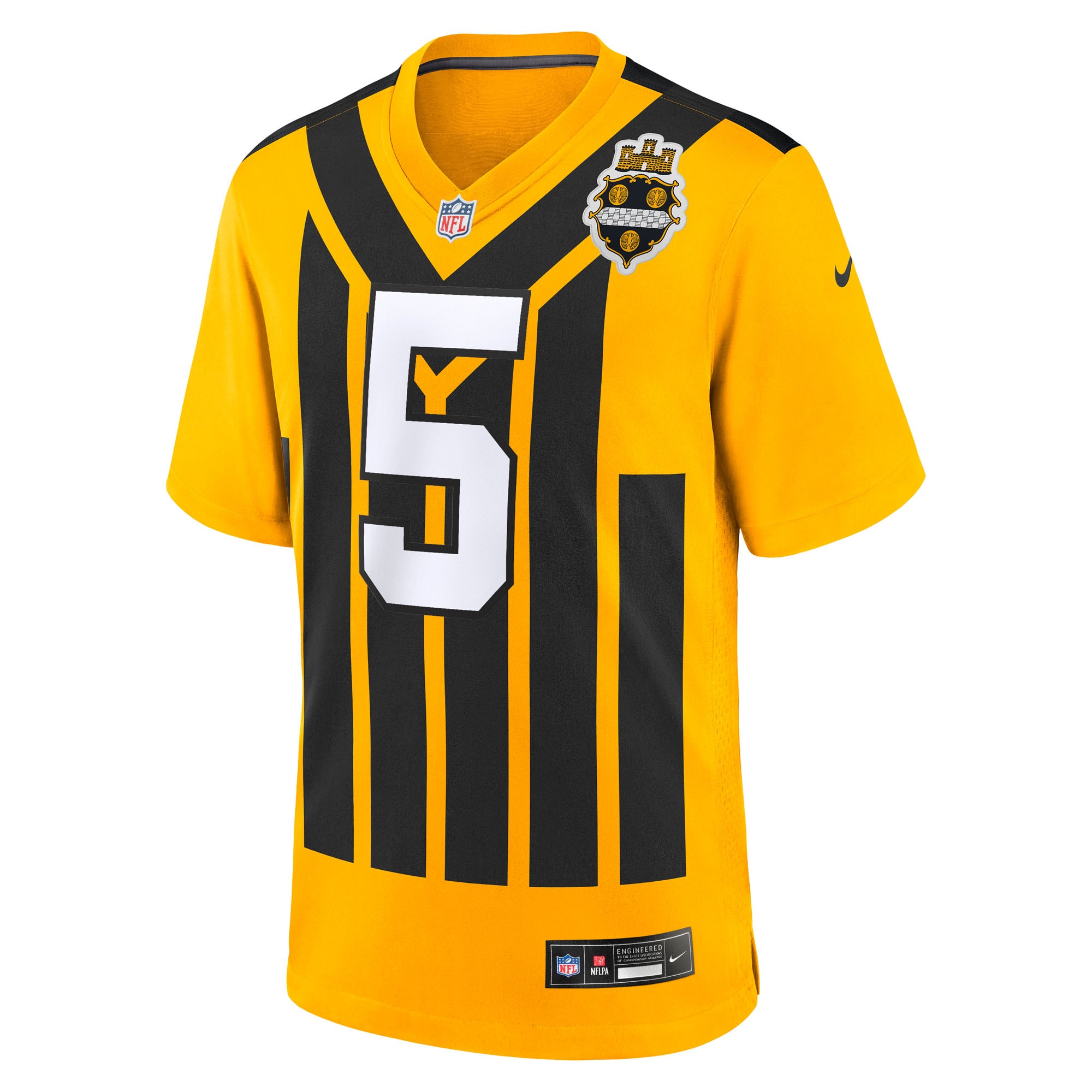 Jalen Ramsey Pittsburgh Steelers Nike Alternate 1933 Throwback Game Jersey – Gold Clowdercats