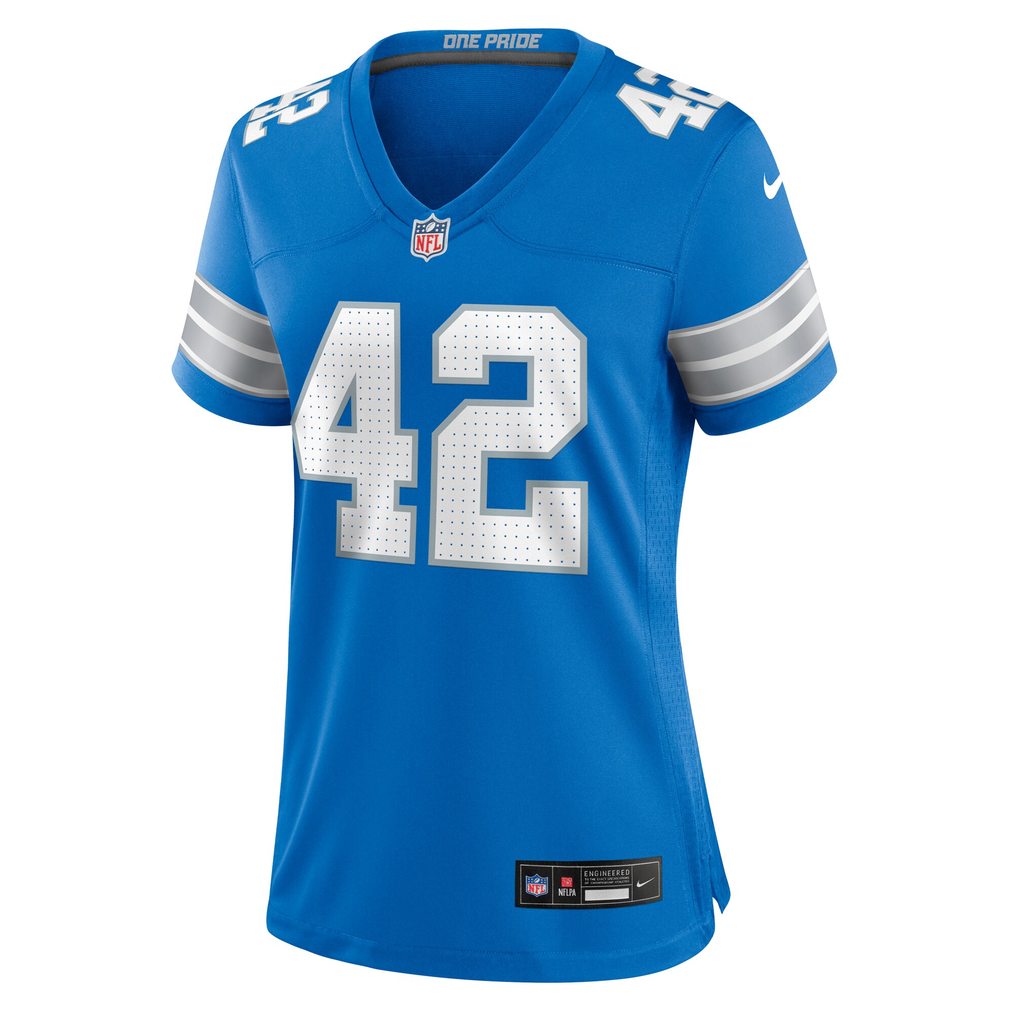 Jalen Reeves-Maybin Detroit Lions Nike Women’s Team Game Jersey – Blue Clowdercats