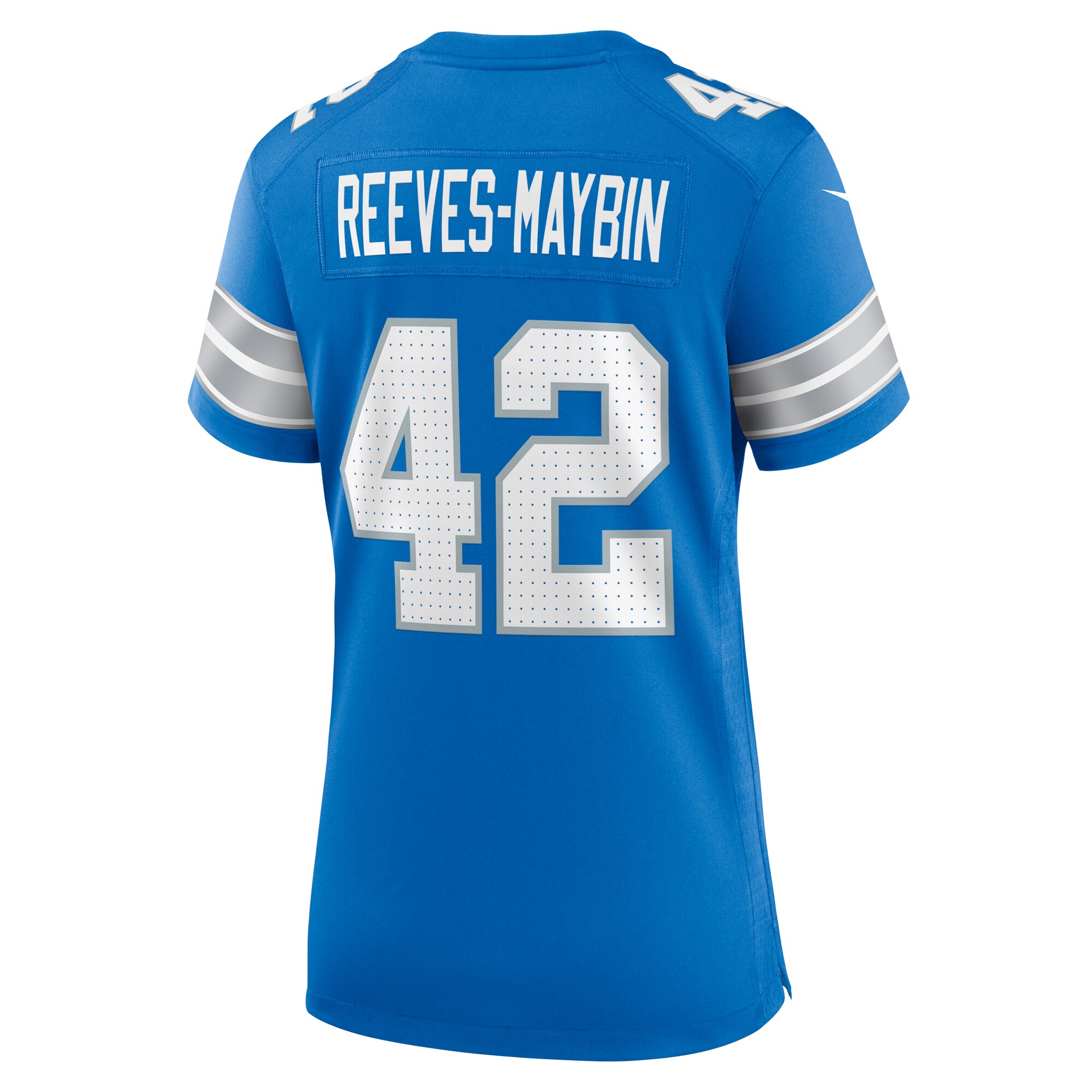 Jalen Reeves-Maybin Detroit Lions Nike Women’s Team Game Jersey – Blue Clowdercats