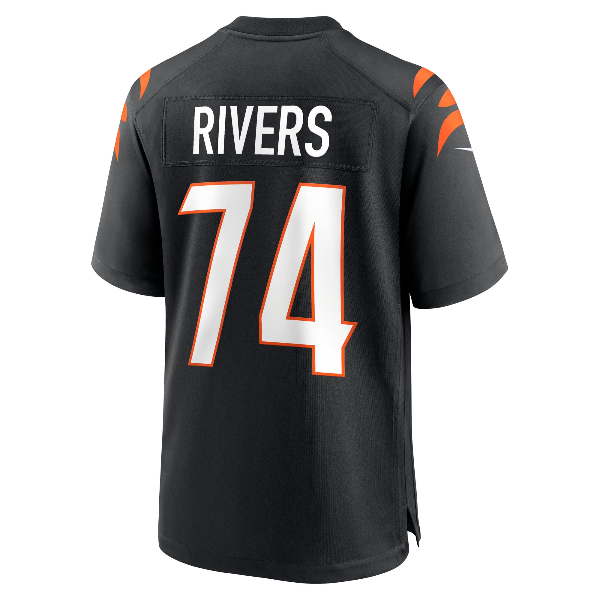Jalen Rivers Cincinnati Bengals Nike Team Game Jersey – Black Clowdercats