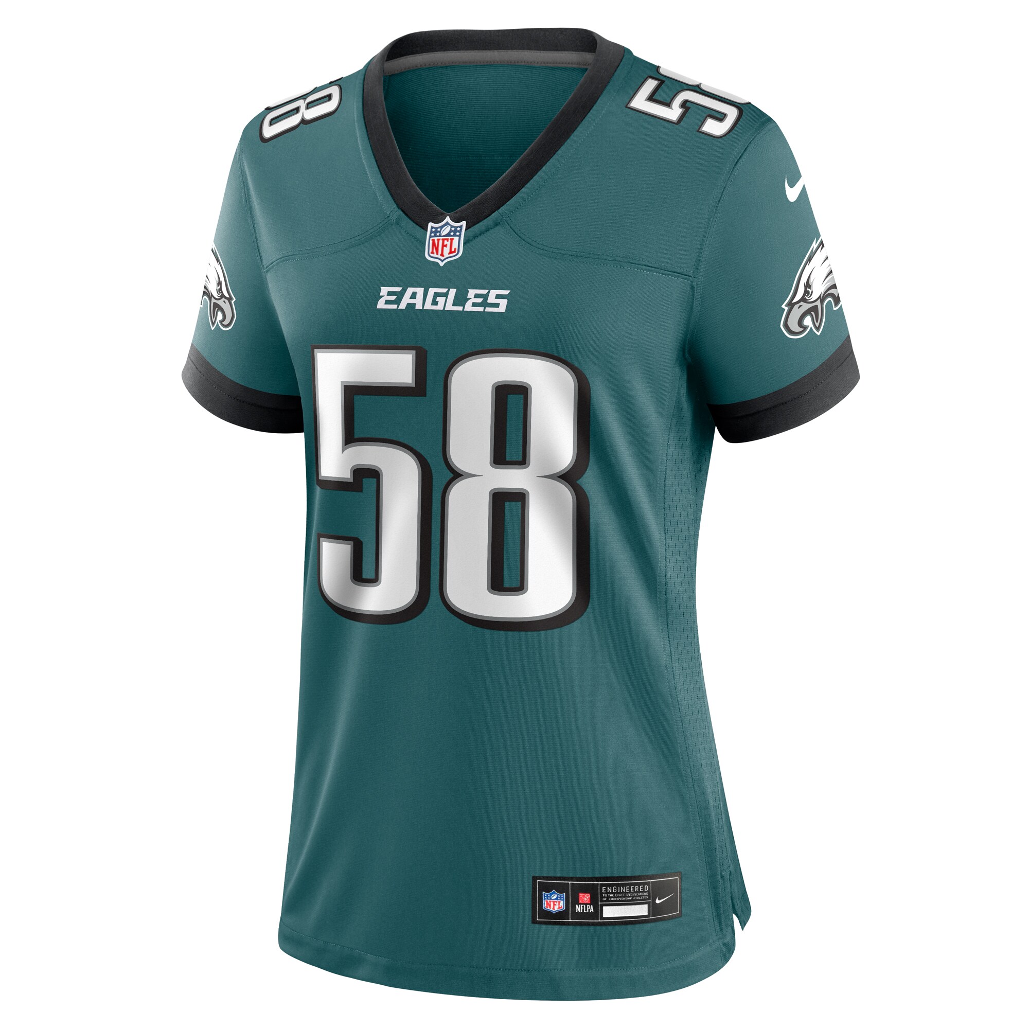 Jalyx Hunt Philadelphia Eagles Nike Women’s Team Game Jersey – Midnight Green Clowdercats
