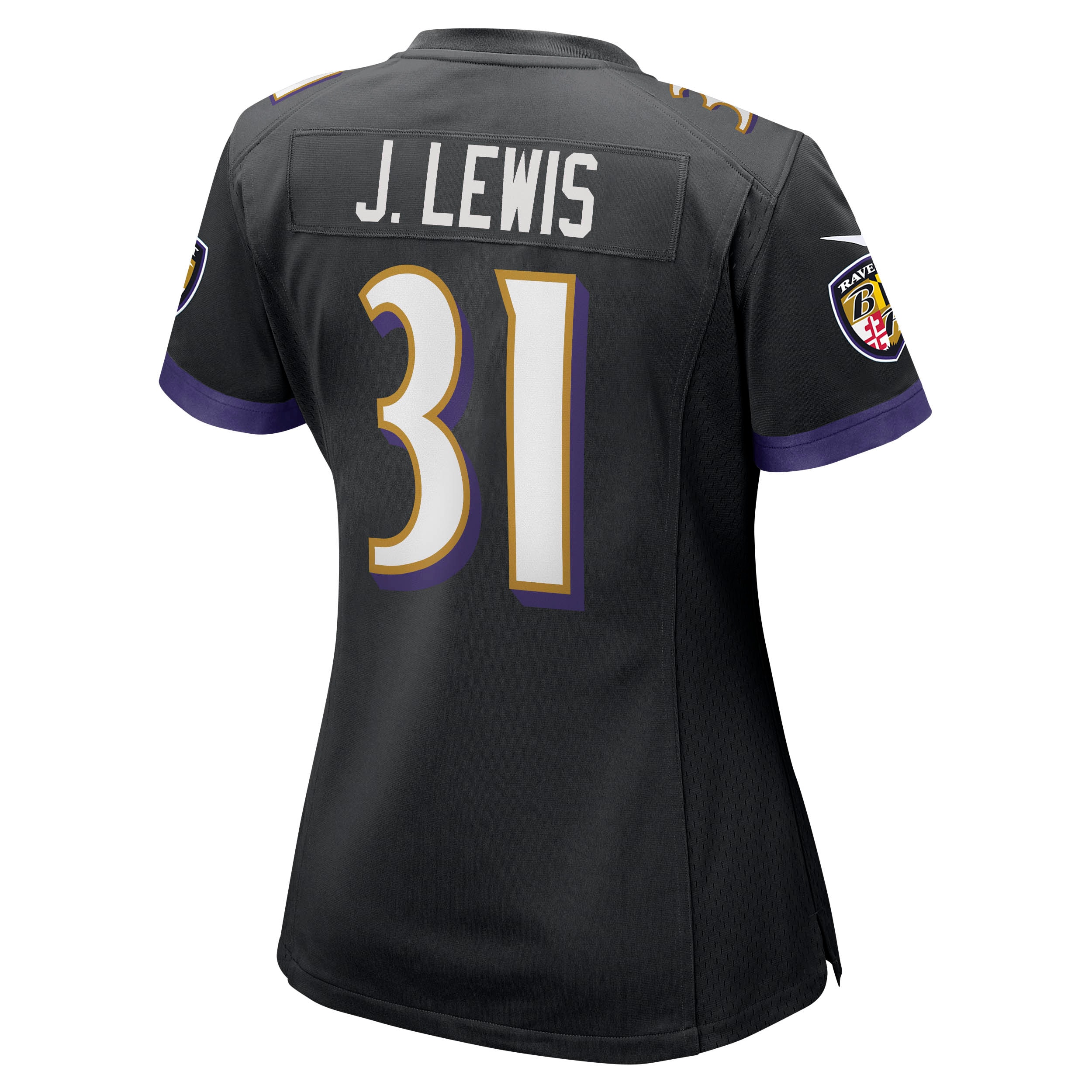 Jamal Lewis Baltimore Ravens Nike Women’s Retired Player Jersey – Black Clowdercats